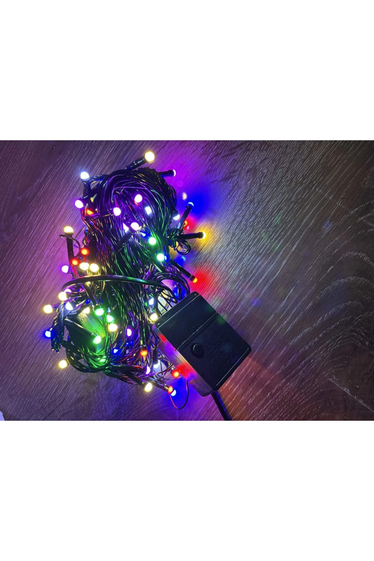 10m 100 Led Damla Uçlu Rgb Işık Siyah Kablo Mz-17-2 - Just Cheap Store Görsel 2