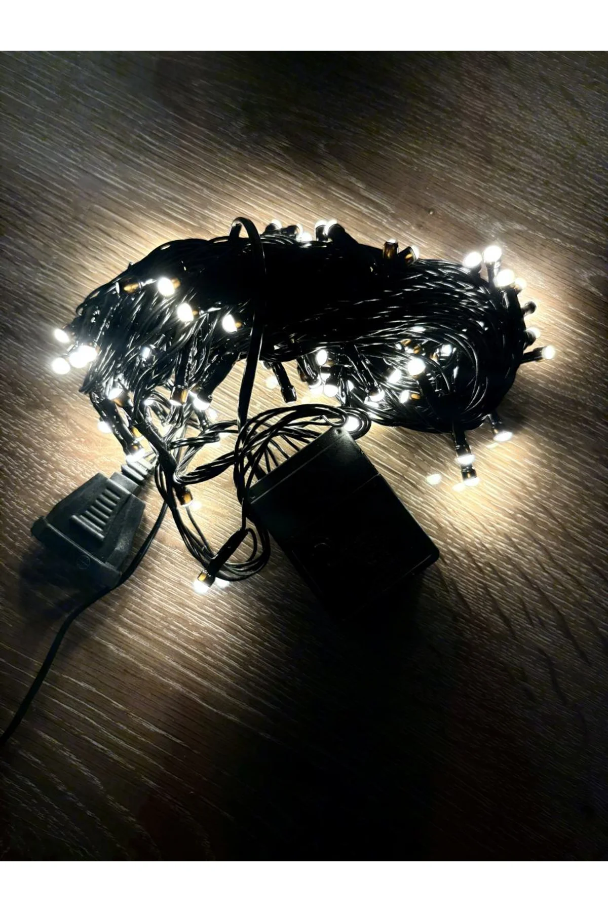 10m 100 Led Damla Uçlu Gün Işığı Siyah Kablo Mz-17-3