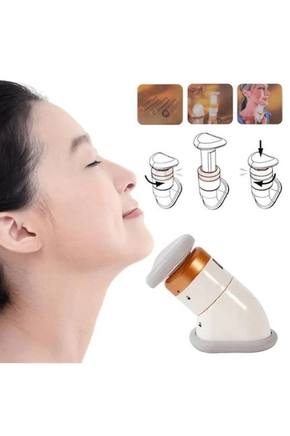 Gıdık Giderici Gıdı Eritme Çene Altı Masaj Aleti Boyun Egzersizi - Just Cheap Store Görsel 2