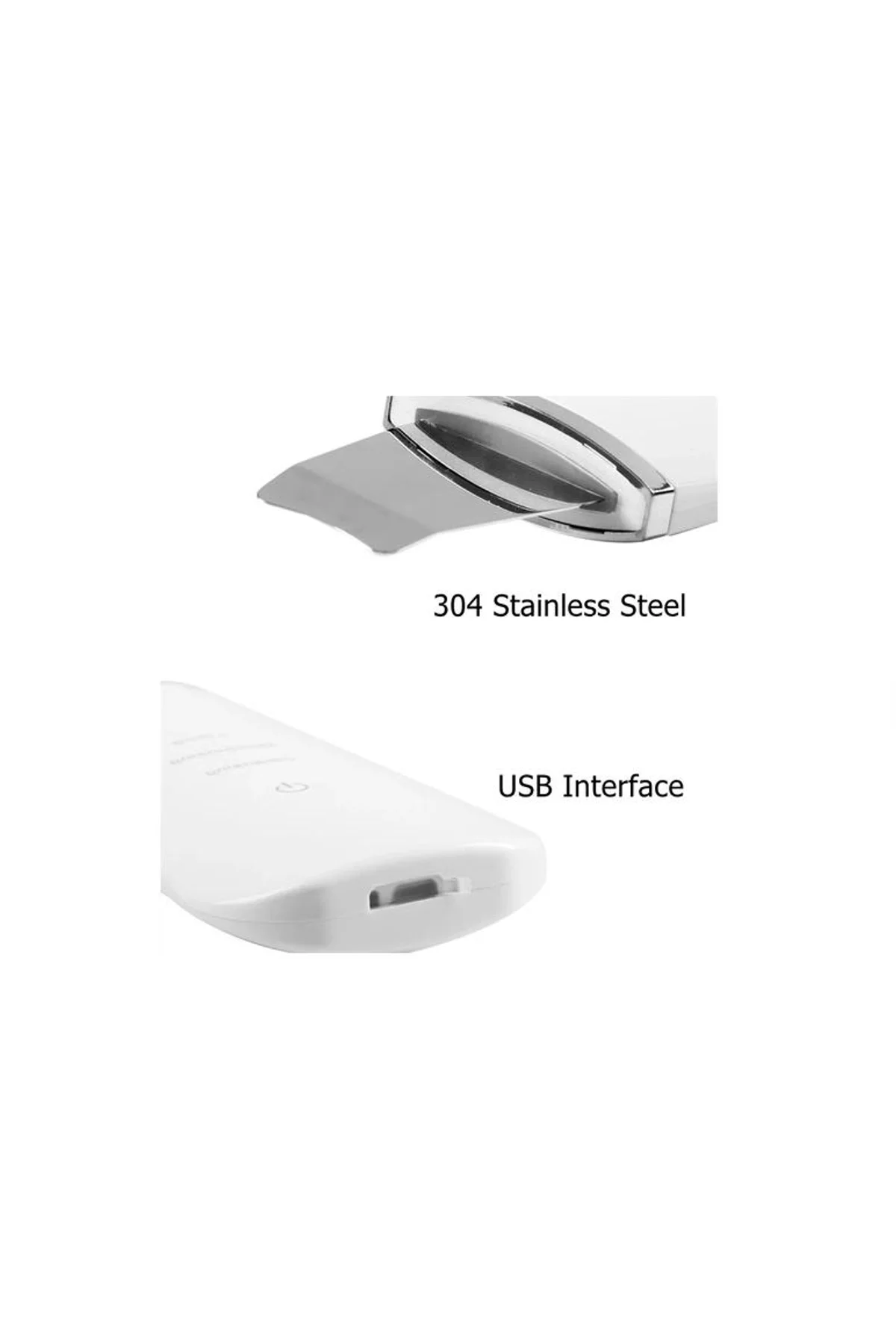 Ultrasonik Spatula Yüz Akne Giderici Siyah Nokta Temizleme Cihazı - Just Cheap Store Görsel 2