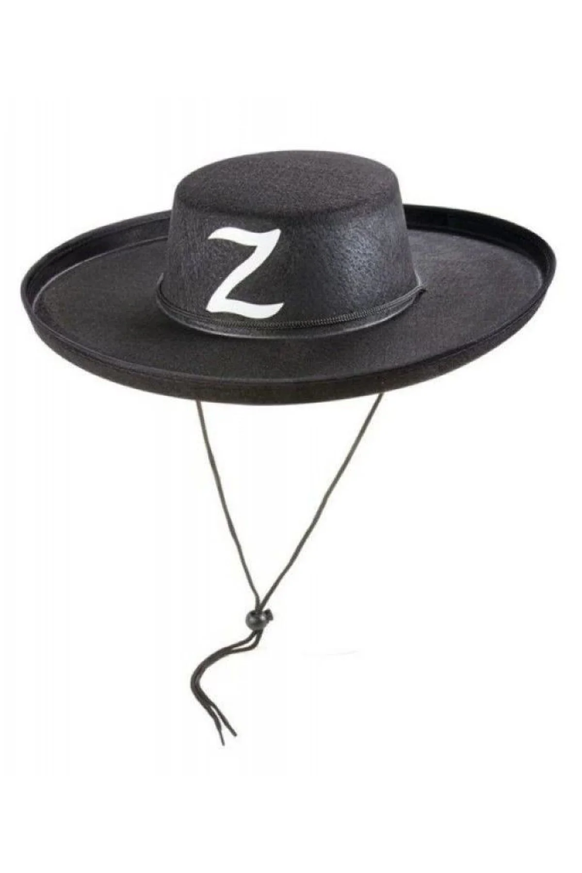 Z Logolu Yetişkin Boy Bağcıklı Zorro Şapkası - Just Cheap Store Görsel 2