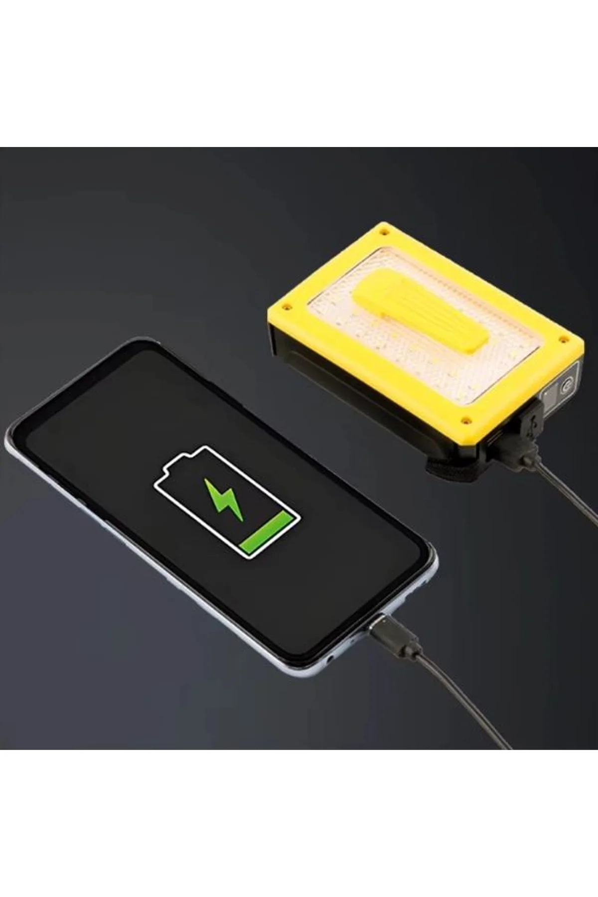 Pro F-3003 Alüminyum Pm10-tg Led Type-c Powerbank Ve Solar Şarjlı Kamp Kafa Feneri - Just Cheap Store Görsel 4