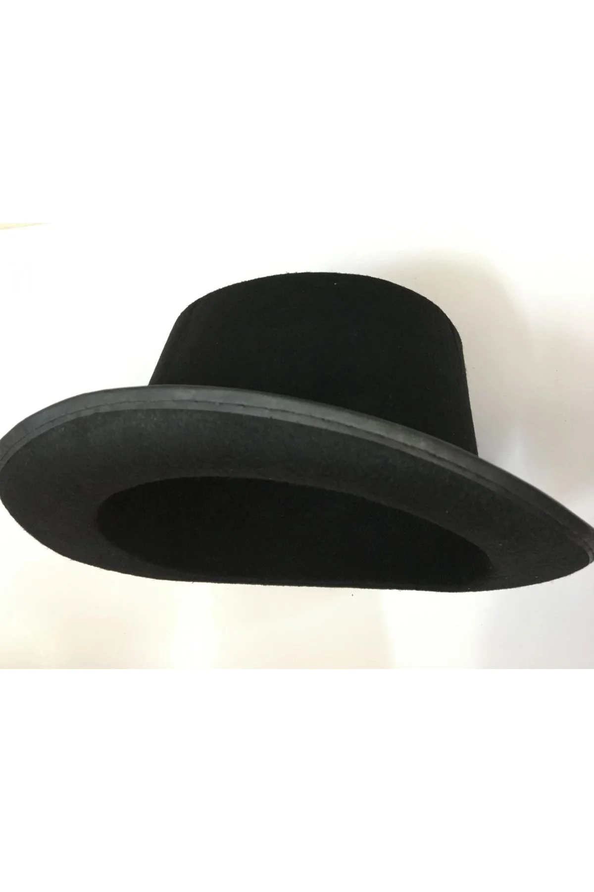 Yetişkinler İçin Siyah Renk Ringmaster Sihirbaz Şapkası Fötr Şapka 15 Cm - Just Cheap Store Görsel 5