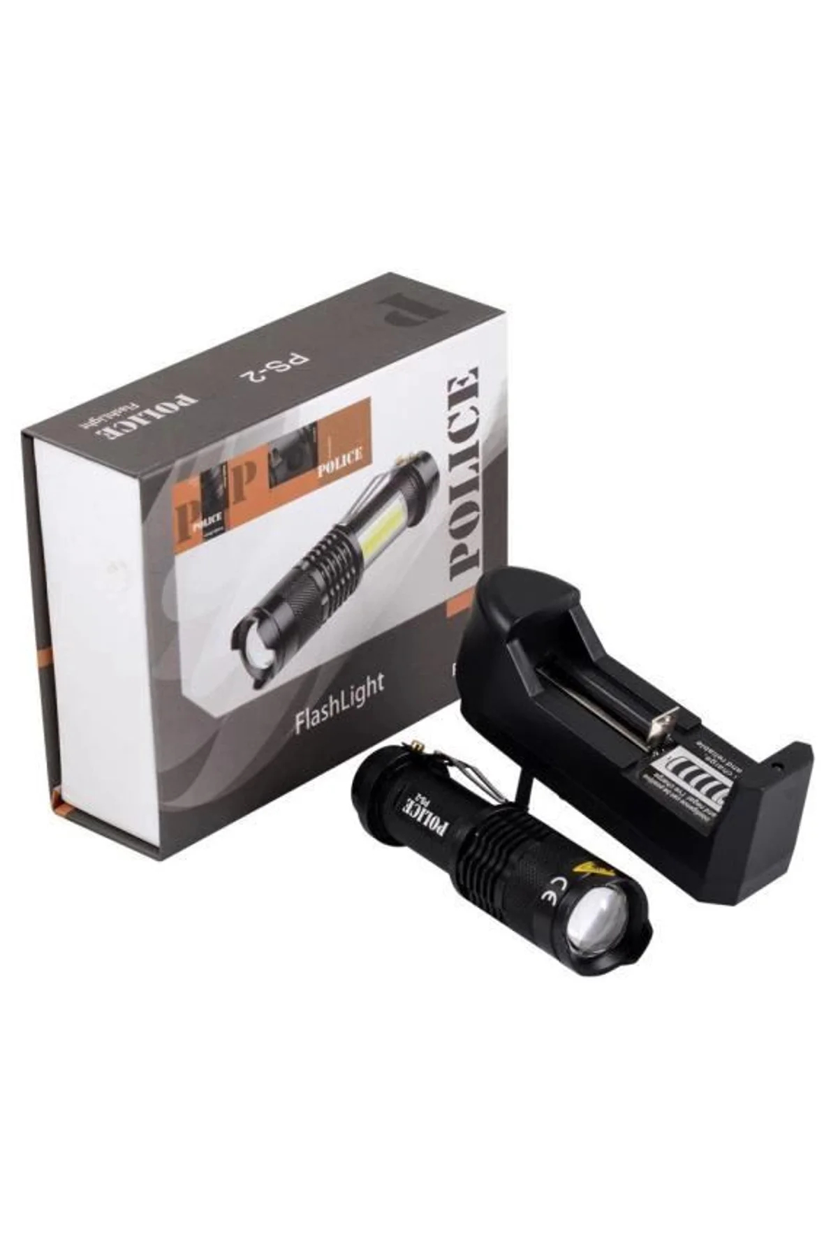 Ps-2 Cree Q5 Led Şarjlı El Feneri - Just Cheap Store Görsel 2