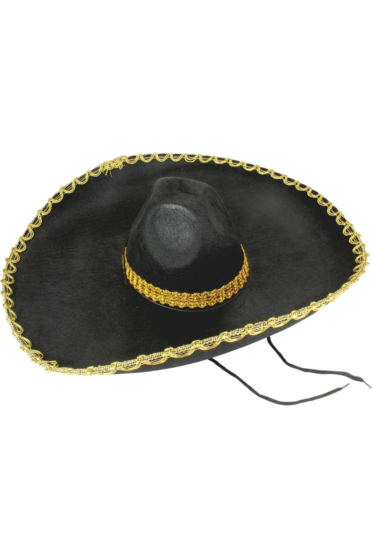 Sombrero Meksika Şapkası Mariachi Altın Şeritli Yetişkin Boy - Just Cheap Store Görsel 2