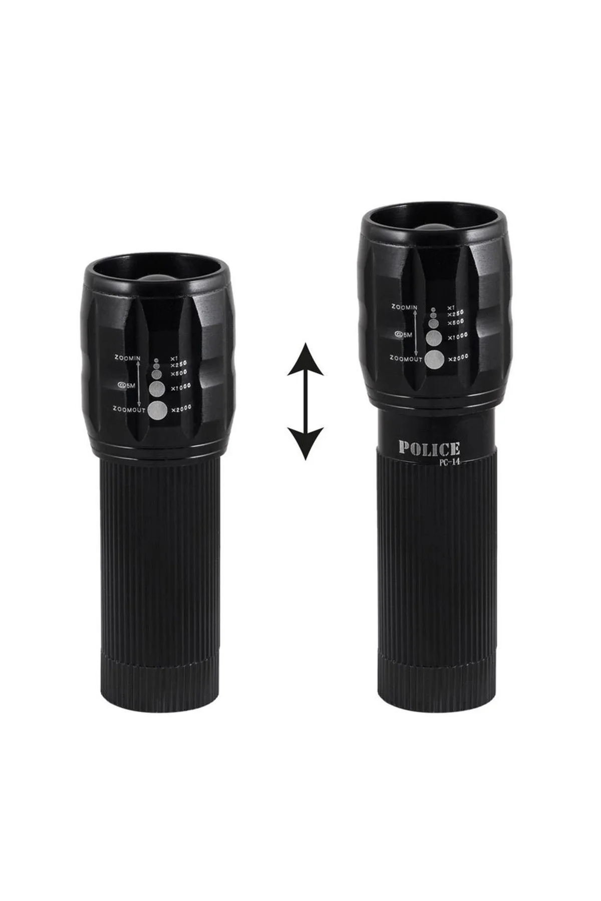 Pc-14 Power Led Pilli El Feneri - Just Cheap Store Görsel 2
