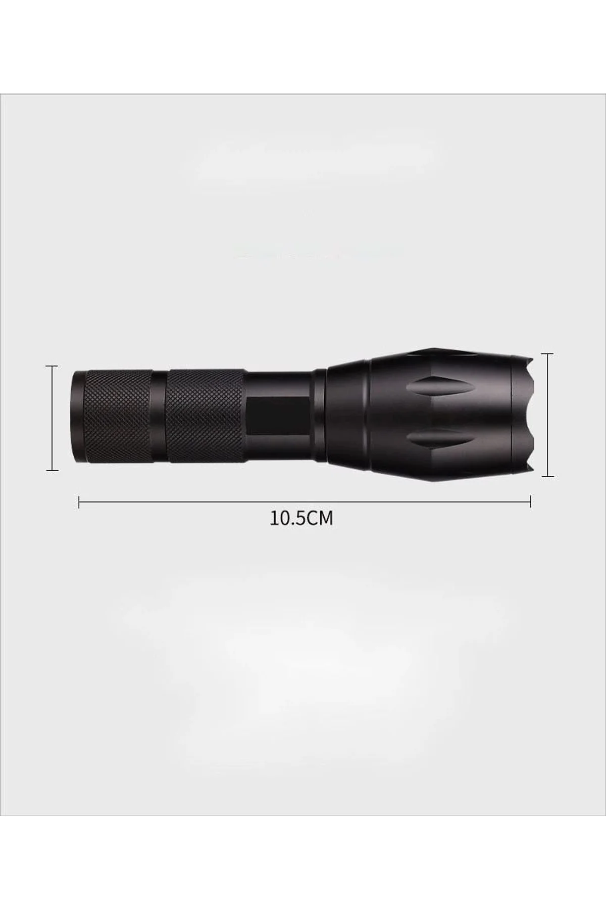 Gold Orion Km-108 T6 Led Şarjlı El Feneri 5 Modlu 200 Metre Işık Mesafesi - Just Cheap Store Görsel 2