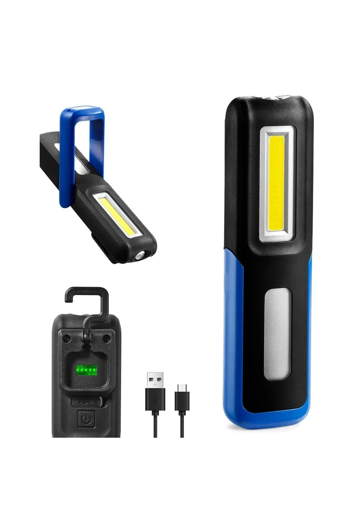 Lightingx Lx-028 Cob Led Mıknatıslı Çalışma Lambası Tamirci Feneri - Just Cheap Store Görsel 2
