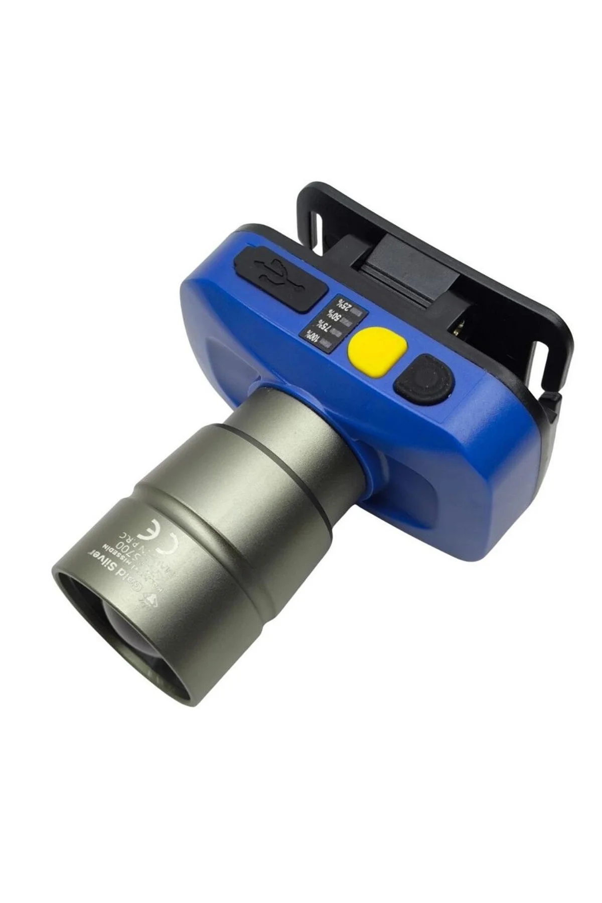 Gold Silver Gs-15700 20w 2000 Lümen Sarı Beyaz Işık Zoomlu Şarj Edilebilir Kafa Feneri - Just Cheap Store Görsel 2