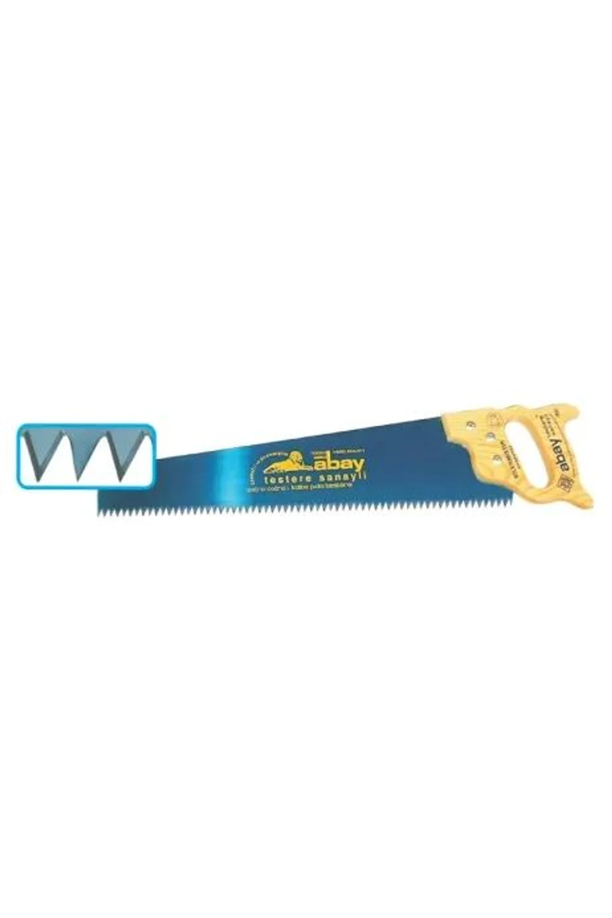 Mavi Çelik Pala Testere 50 Cm - Ahşap Sap