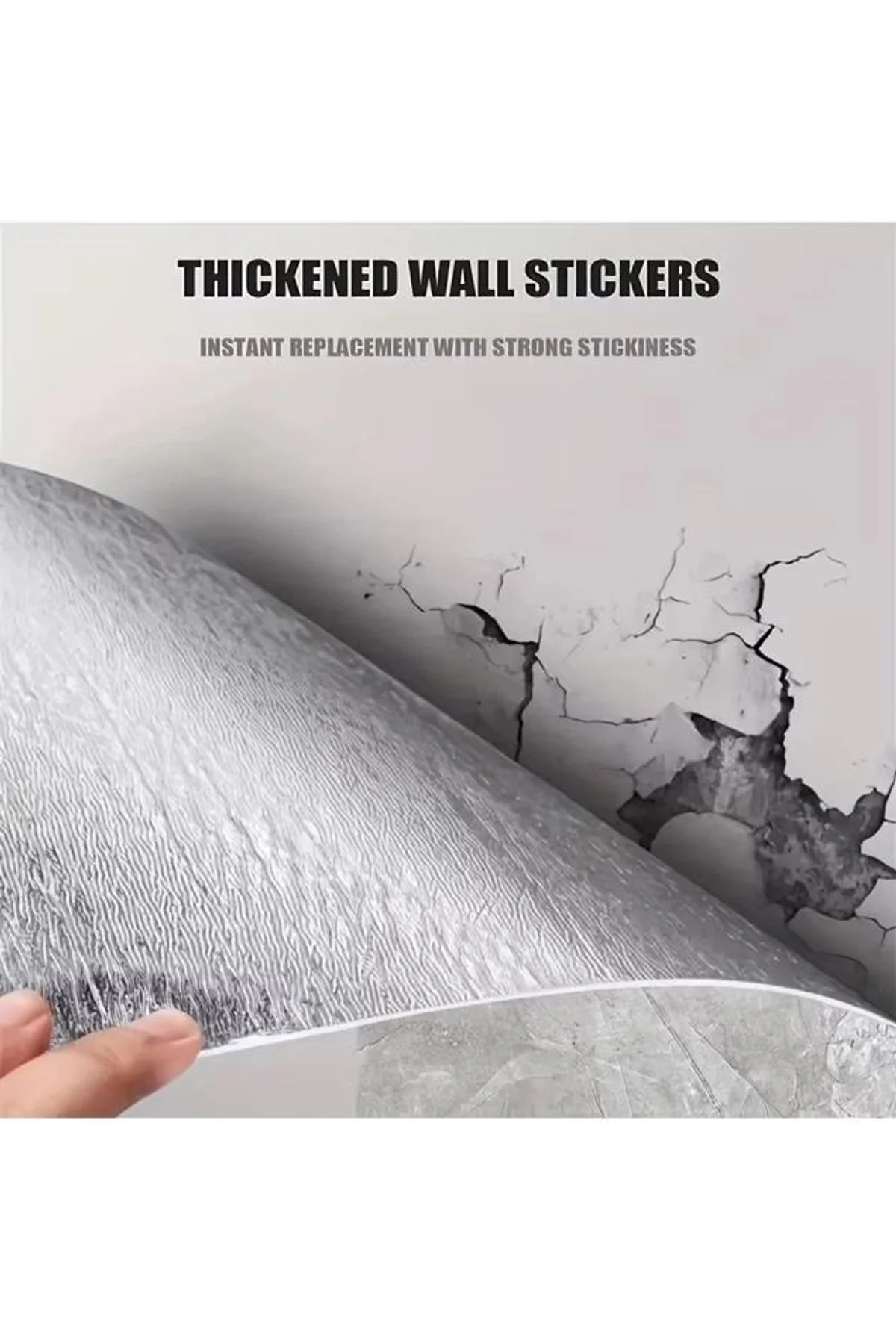 Siyah Mermer Desenli Alüminyum Plastik Duvar Sticker (30*30) - Just Cheap Store Görsel 4