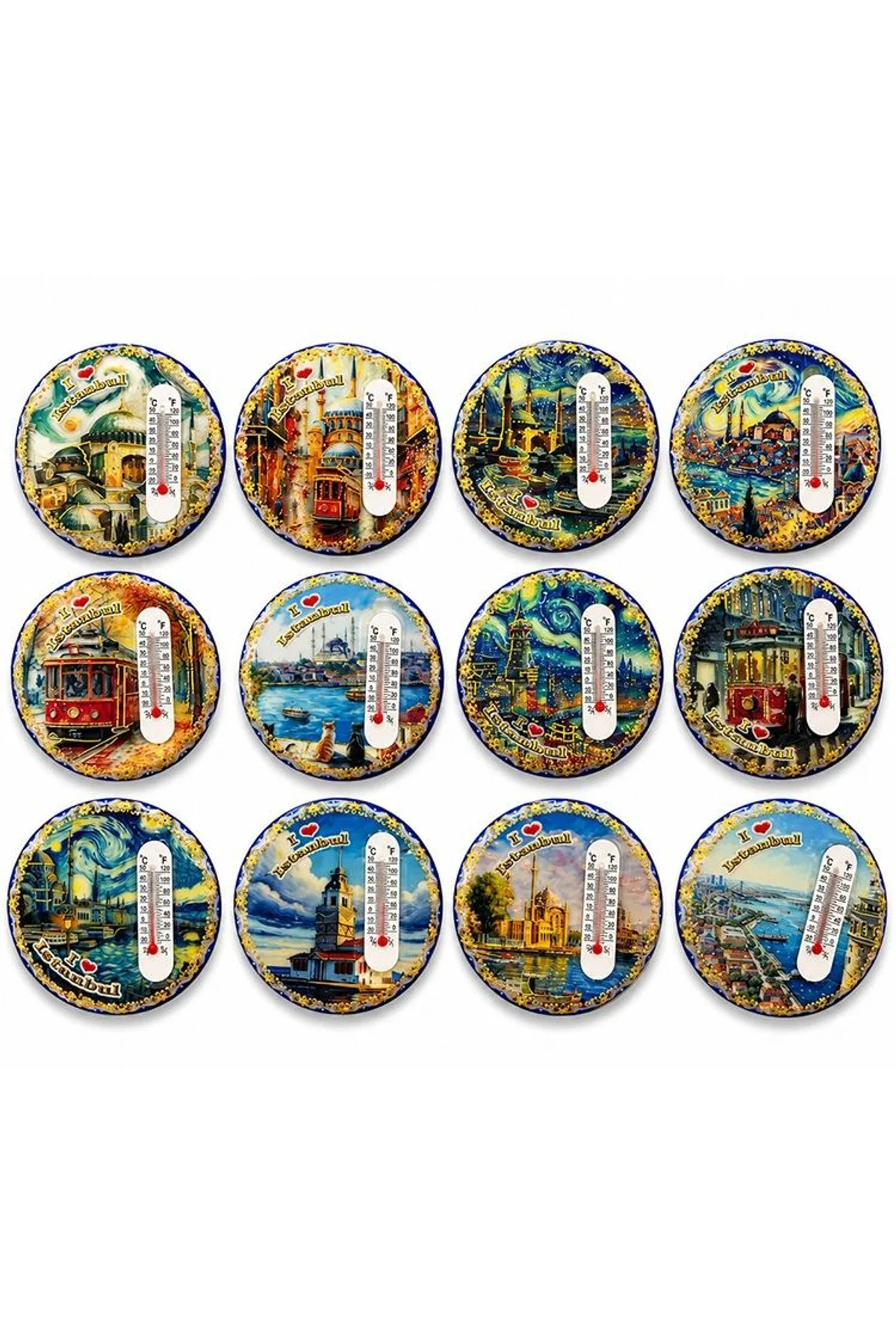 İstanbul Temalı Buzdolapı Süsü Magnet Alk5405