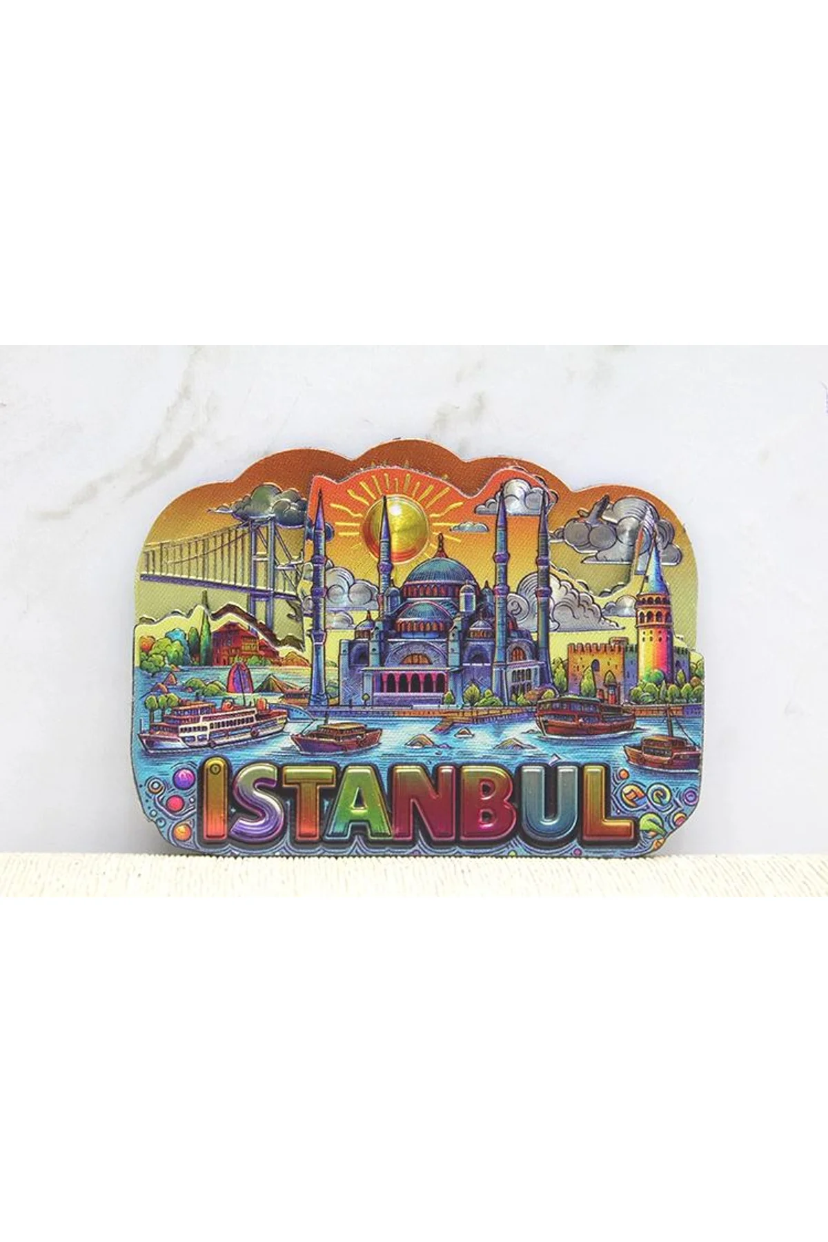 İstanbul Temalı Silikon Buzdolapı Süsü Magnet Alk5376