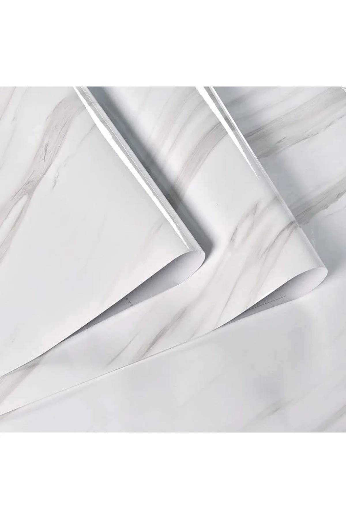 Açık Mermer Desenli Yapışkanlı Kaplama Kağıdı Büyük Boy 5 Metre - Just Cheap Store Görsel 3