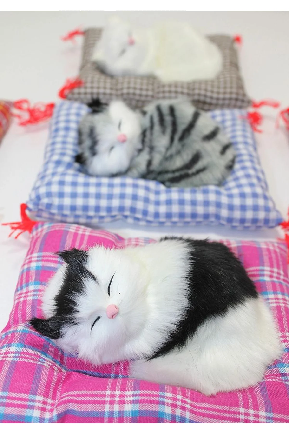 Yastıkta Uyuyan Kedi Sesli Alk25 - Just Cheap Store Görsel 2