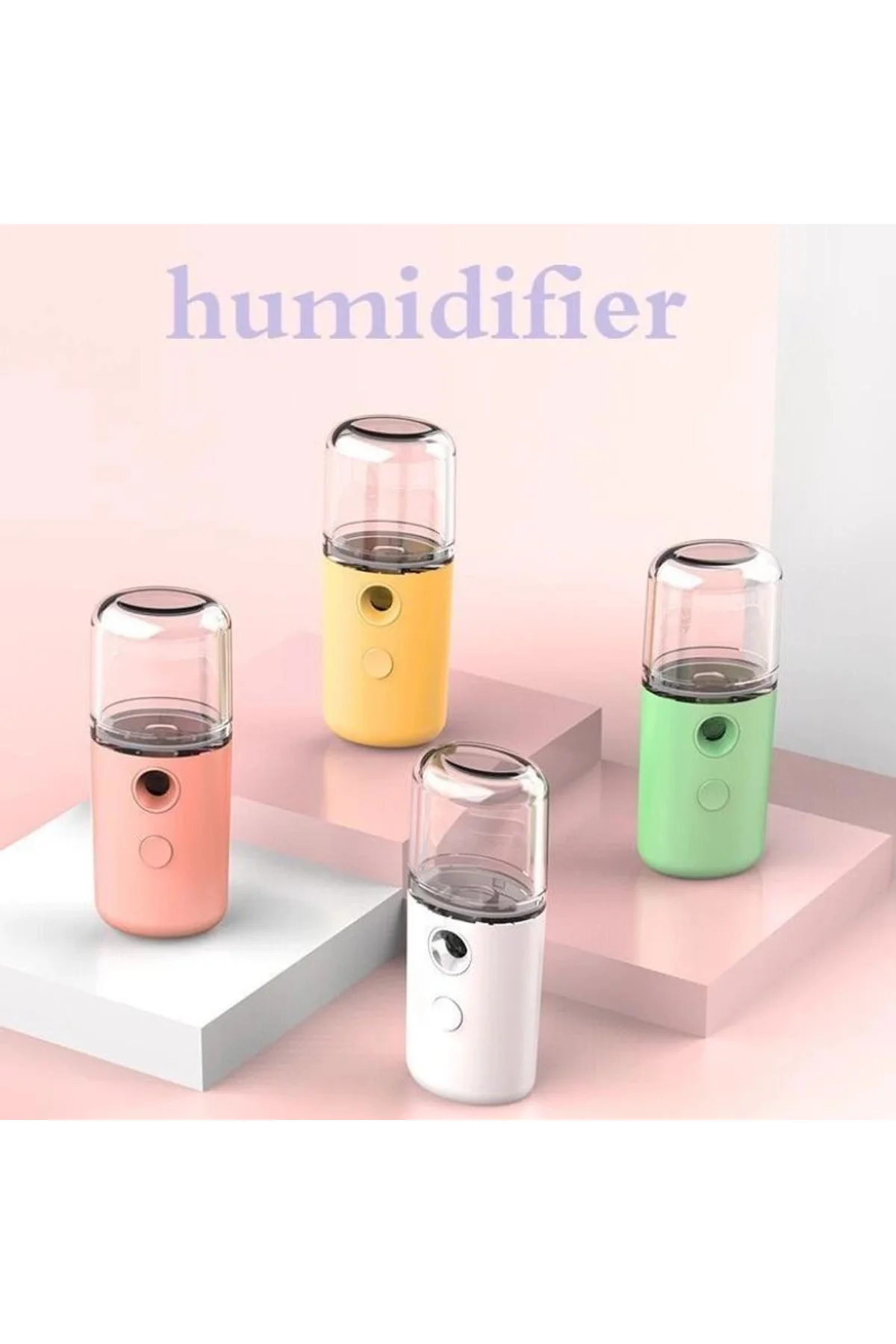Şarjlı Mini Yüz Nemlendirici Dezenfektan Cihazı Mist Sprayer - Just Cheap Store Görsel 3