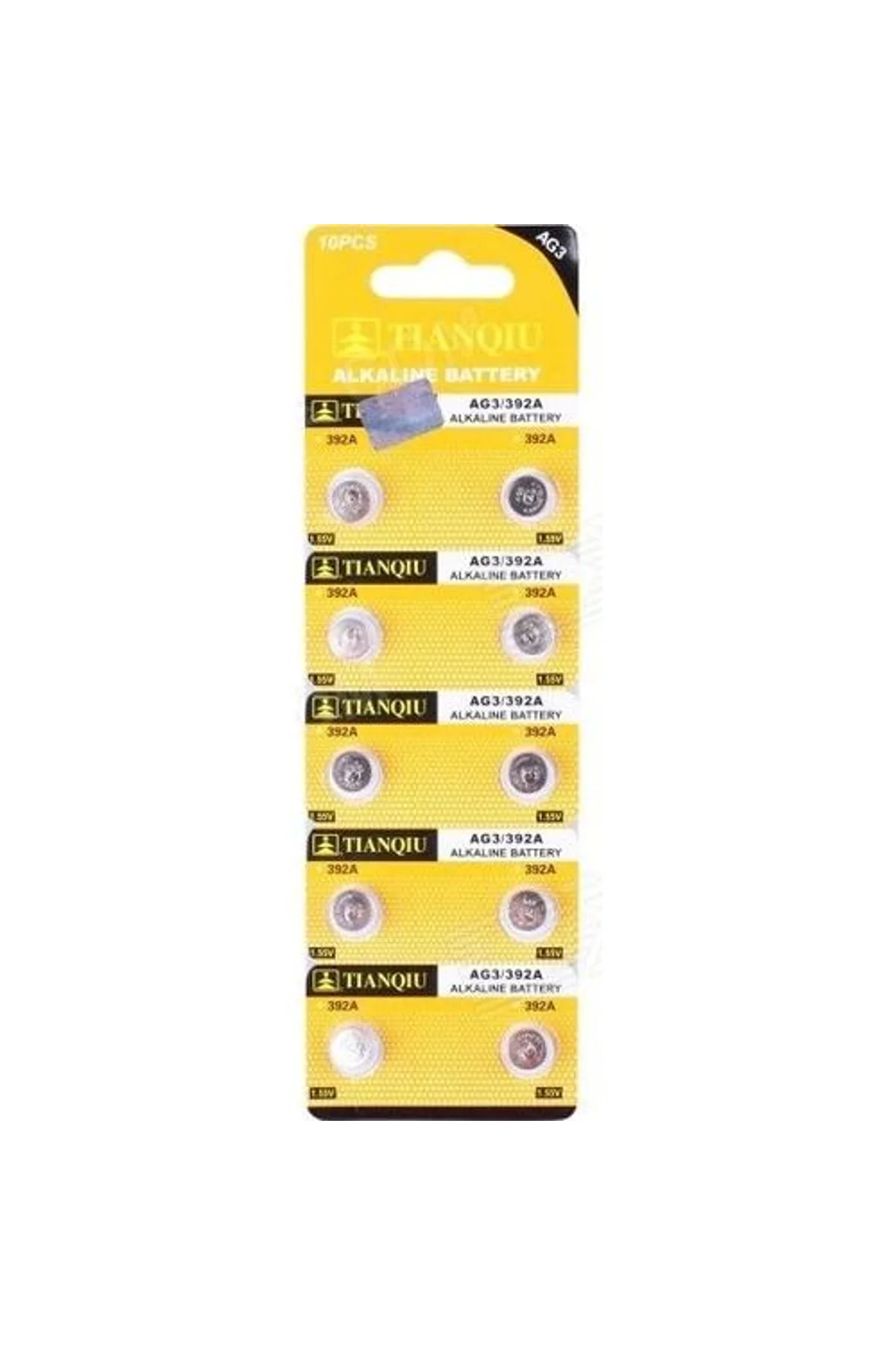 TıanQıu Ag3 Lr41/392 Alkalin 10'lu Düğme Pil