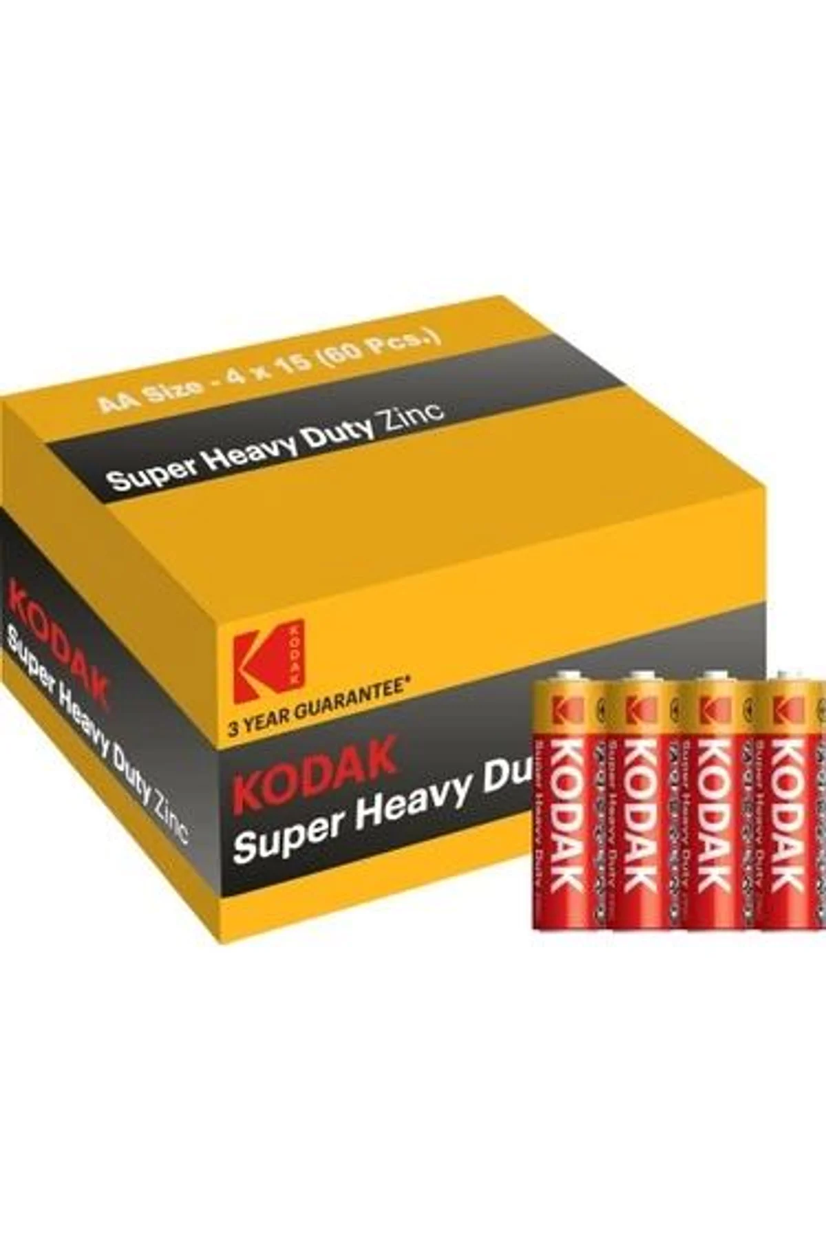 Kodak Aa Pil Super Heavy Duty Çinko Karbon Kalem Pil 60