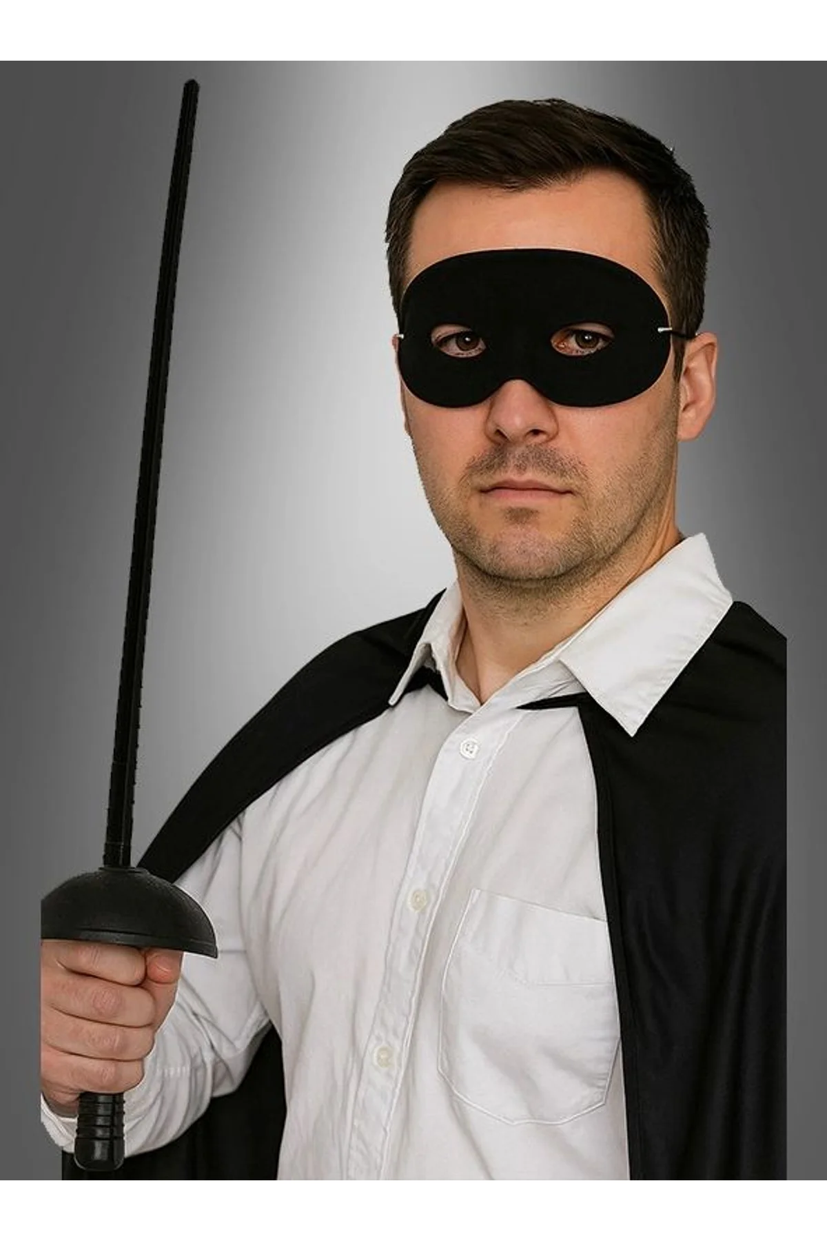 Zorro Kostüm Plastik Aksesuar Seti – Maske Ve Kılıç (67 Cm) - Just Cheap Store Görsel 2