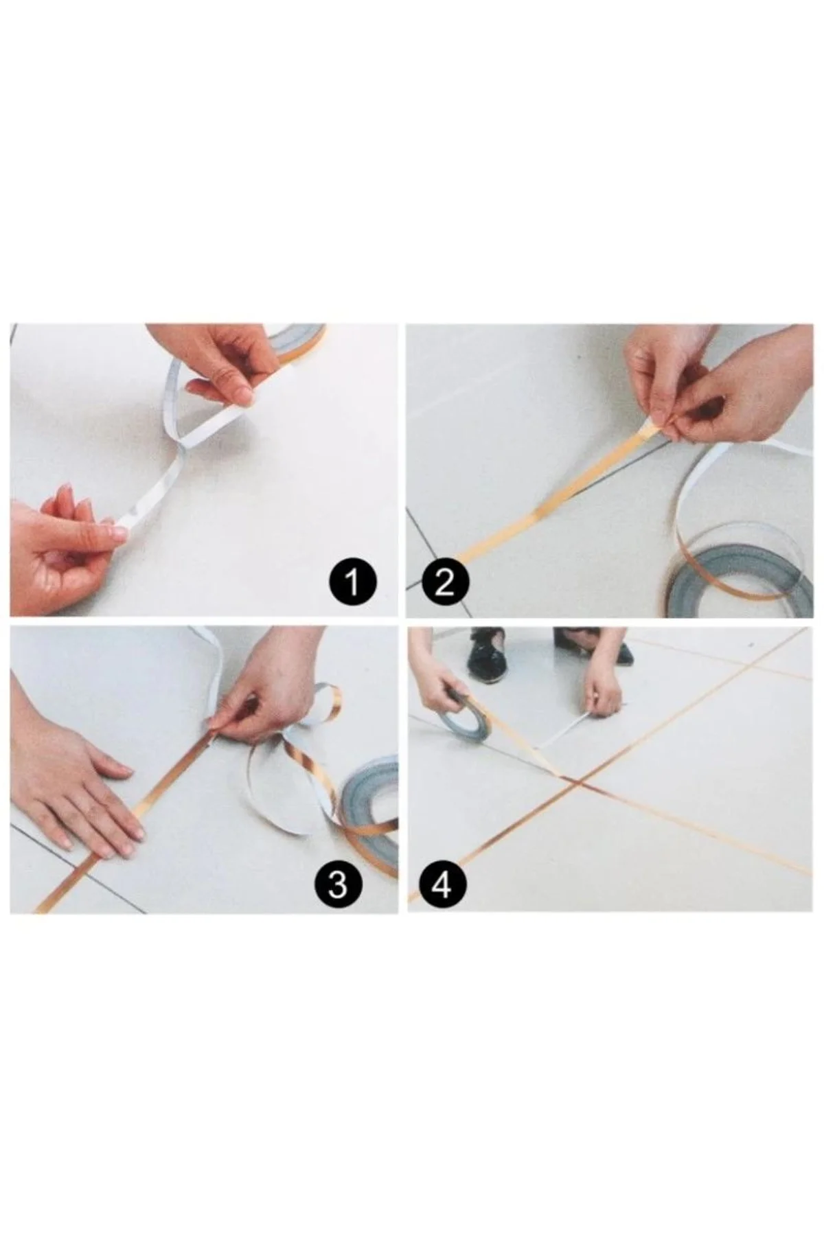 0.5 Cm 50 Metre Gri Fayans Arası Şerit Bant - Just Cheap Store Görsel 3