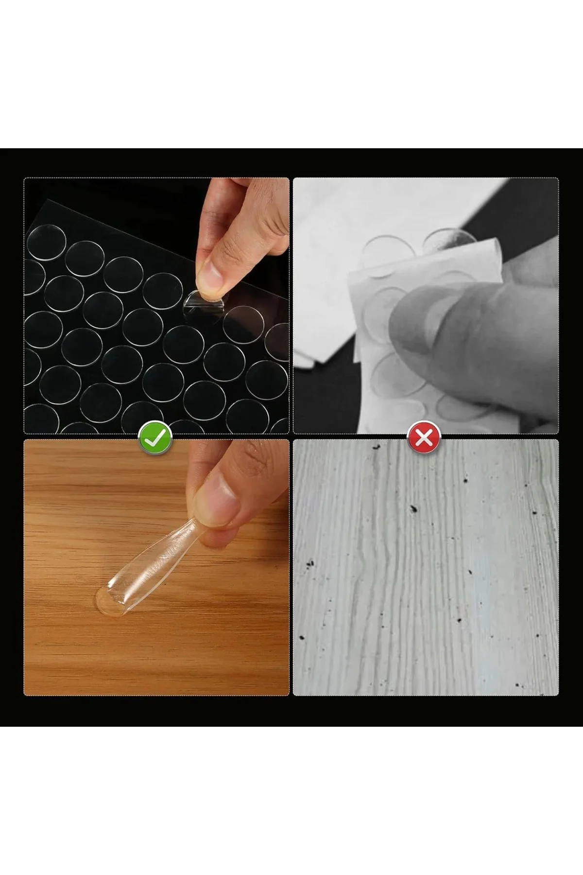 Çift Taraflı Yuvarlak Montaj Macunu 42li - Just Cheap Store Görsel 2