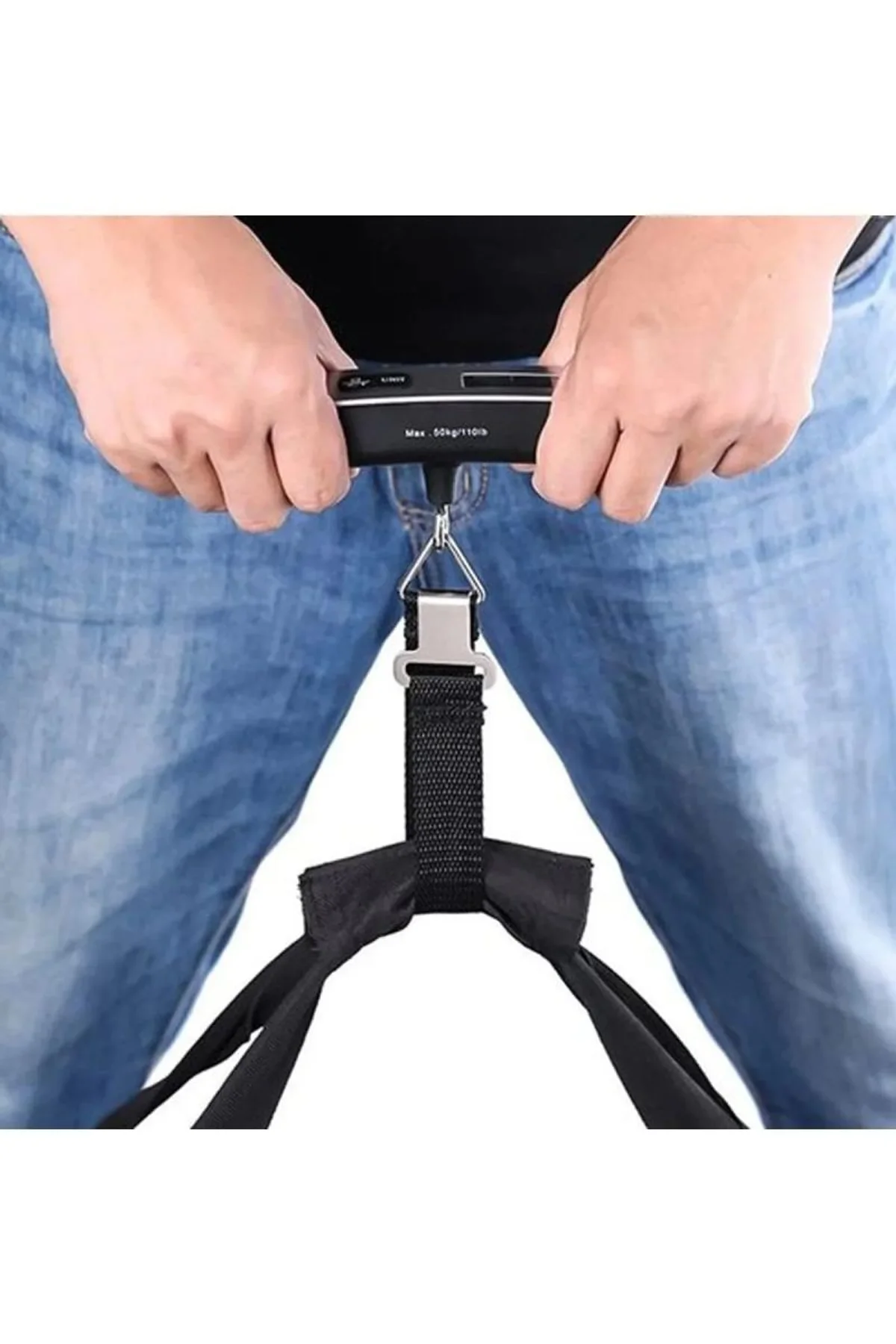 Dijital Işıklı Elektronik Askılı El Bagaj Tartısı Bavul Kantarı Seyahat Çantası 50kg - Just Cheap Store Görsel 5