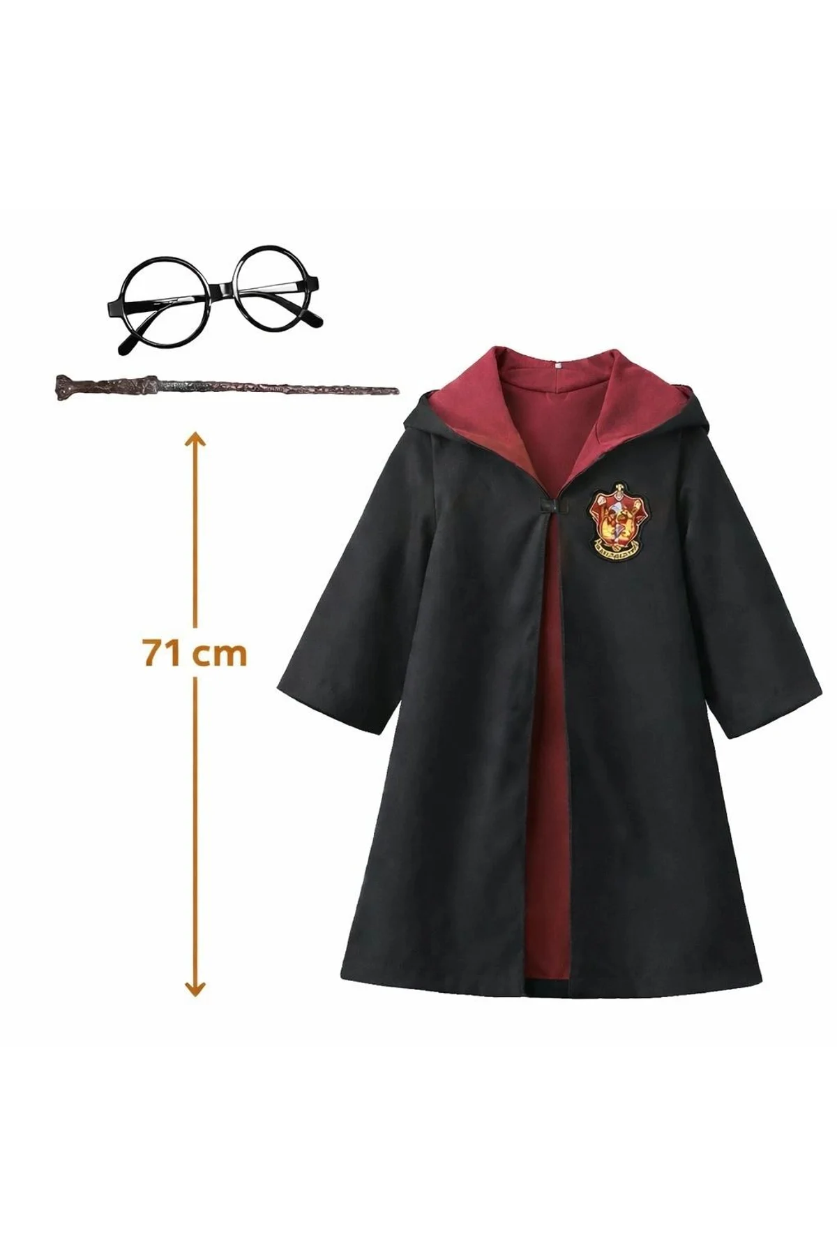 Harry Potter Bebek Kostüm Seti – Asa Gözlük Pelerin 71 Cm (2-4 Yaş) - Just Cheap Store Görsel 2