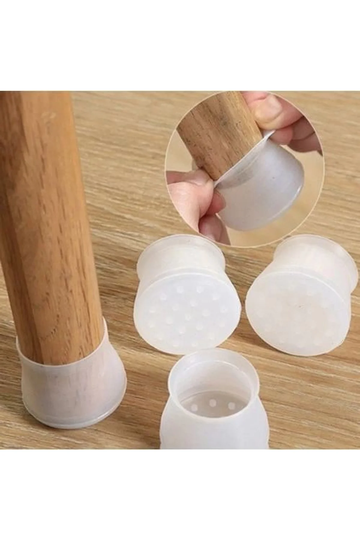 Masa Ve Sandalye Ayak Koruyucu Silikon 12 Adet - Just Cheap Store Görsel 2