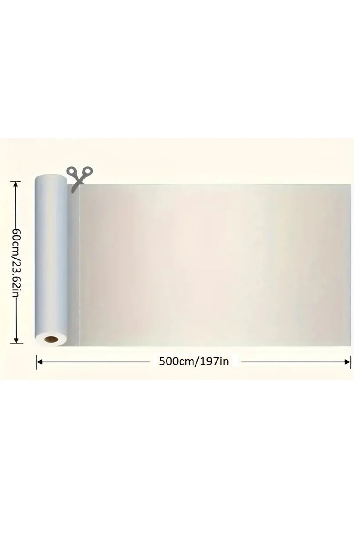 Uv Engelleyici Buzlu Cam Filmi 5 Metre X 60 Cm - Just Cheap Store Görsel 4