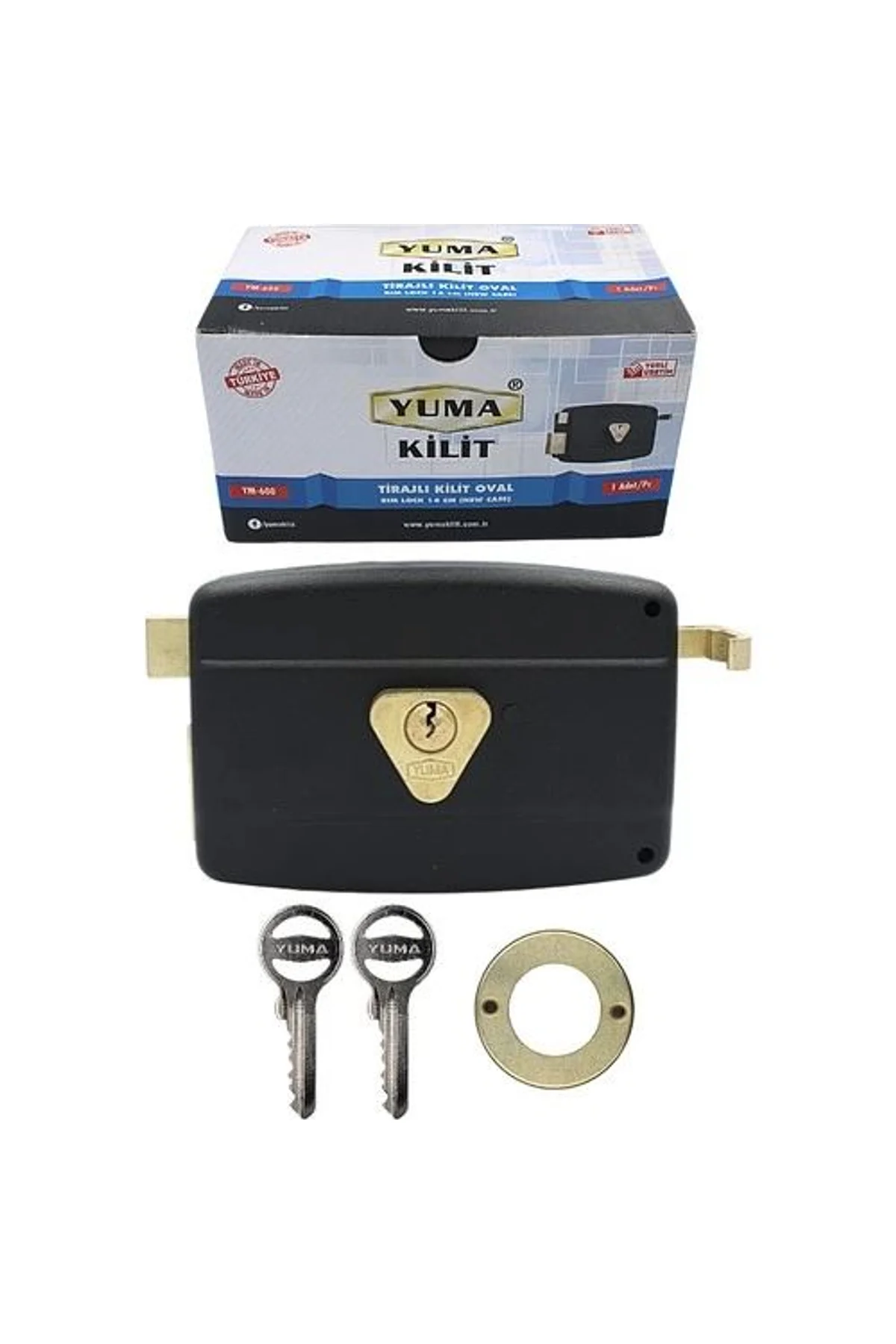Yuma Ym-600 Kilit Yuma Tirajlı Kilit Oval Karşılıksız Siyah - Just Cheap Store Görsel 2