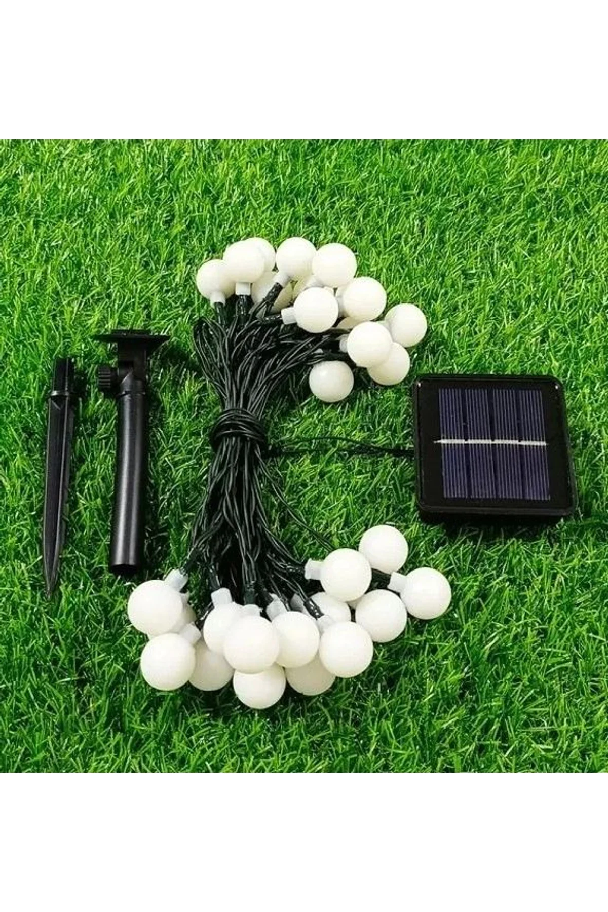 Solar 5m 28 Led Top Gün Işığı Siyah Kablolu - Just Cheap Store Görsel 2