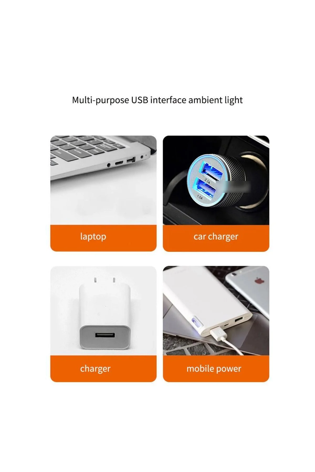 Taşınabilir Usb Sunset Lamba: Ev Ve Araba İçin Ambiyans Işığı - Just Cheap Store Görsel 4
