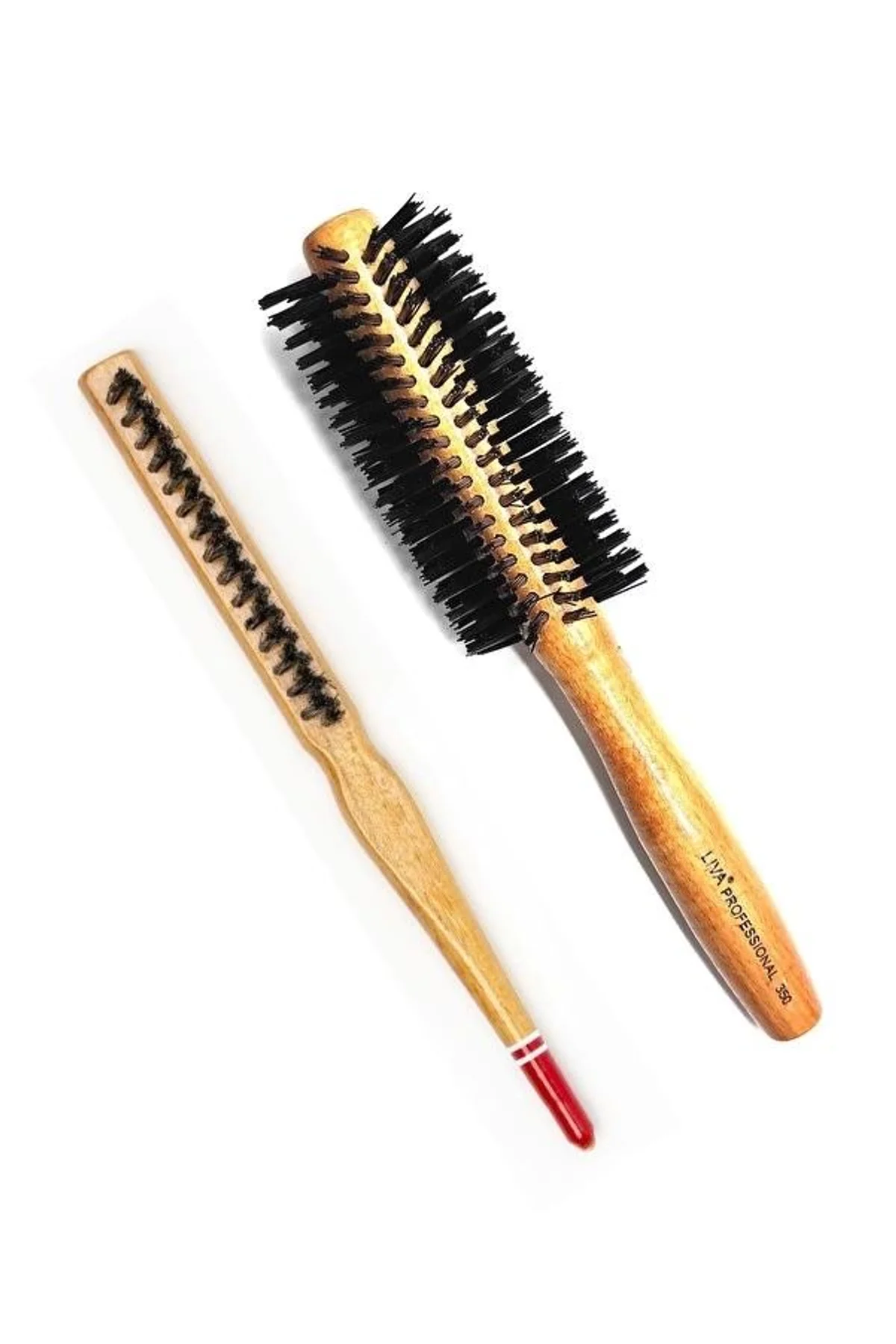 Liva 540&amp; 690 Profesyonel Yanmaz Set Topuz Saç Fırçası-2'li - Just Cheap Store Görsel 2