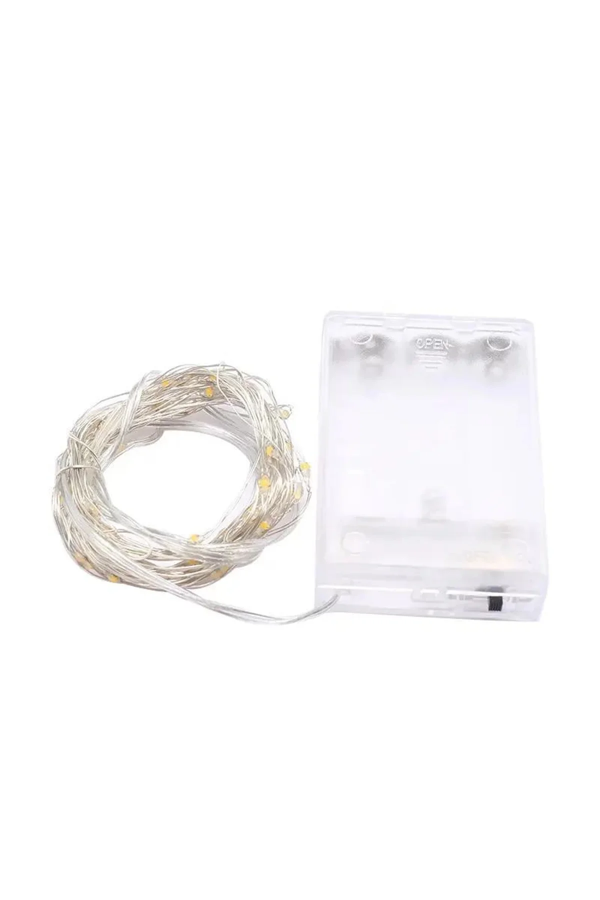 Gd957 Şerit Pilli Aydınlatma 3 Metre 30 Adet Beyaz Peri Led - Just Cheap Store Görsel 4