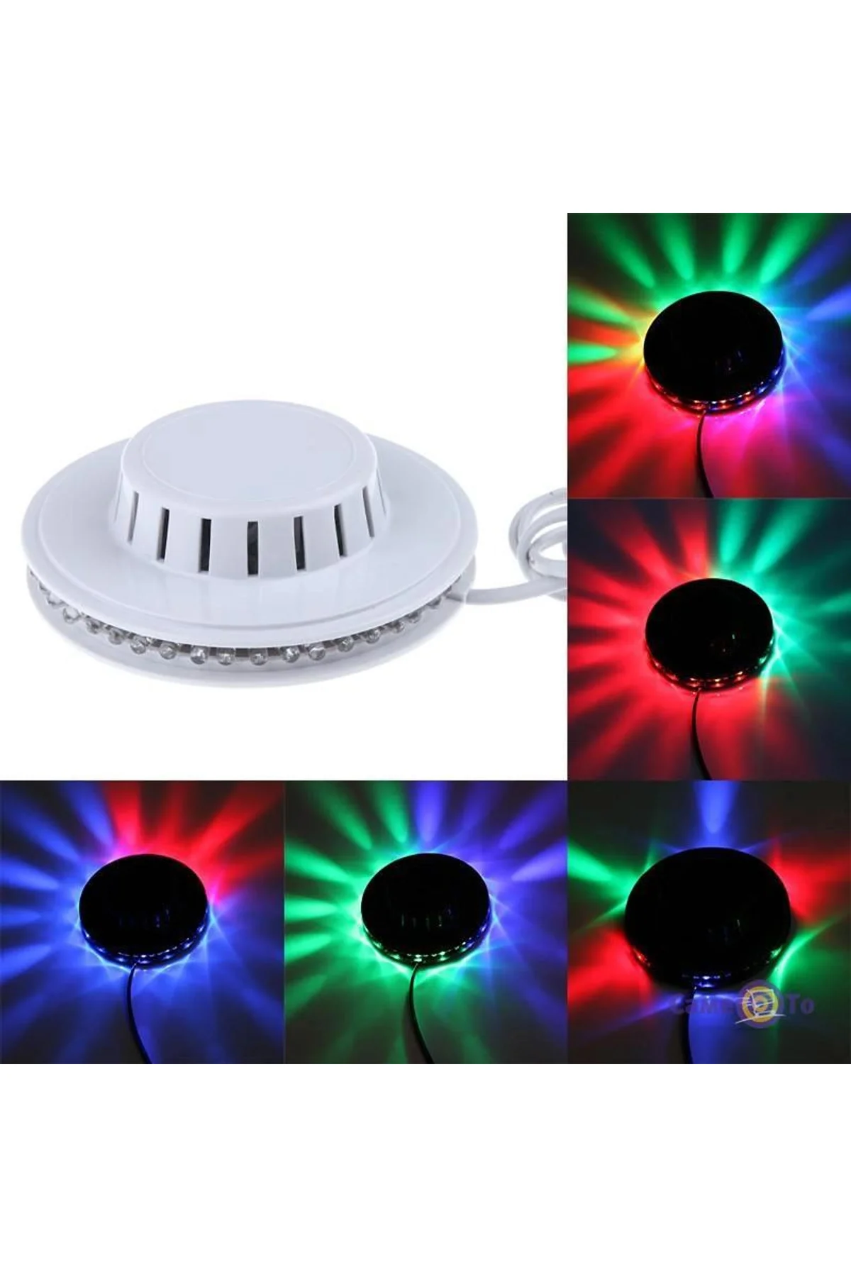 Fithome M29 48 Led Rgb Otomatik Renk Değiştiren Dönen Ayçiçeği Ufo Led