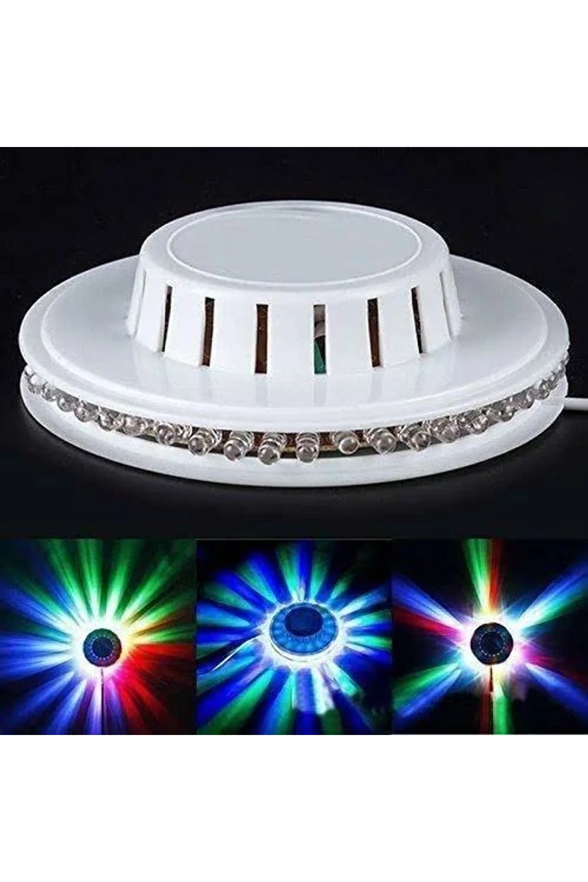 Fithome M29 48 Led Rgb Otomatik Renk Değiştiren Dönen Ayçiçeği Ufo Led - Just Cheap Store Görsel 2