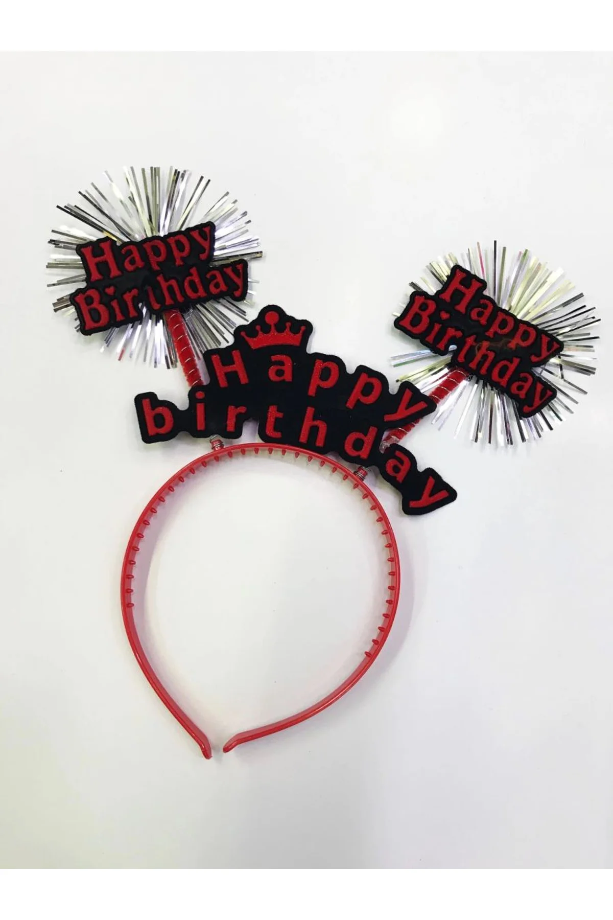 Happy Birthday Neon Renk Doğum Günü Tacı 12 Adet - Just Cheap Store Görsel 3