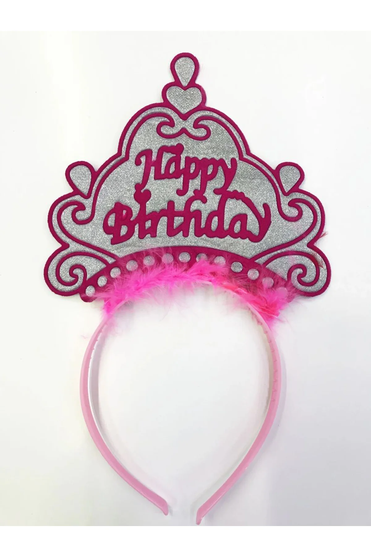 Happy Birthday Yazılı Neon Renk Taç 12 Adet - Just Cheap Store Görsel 5