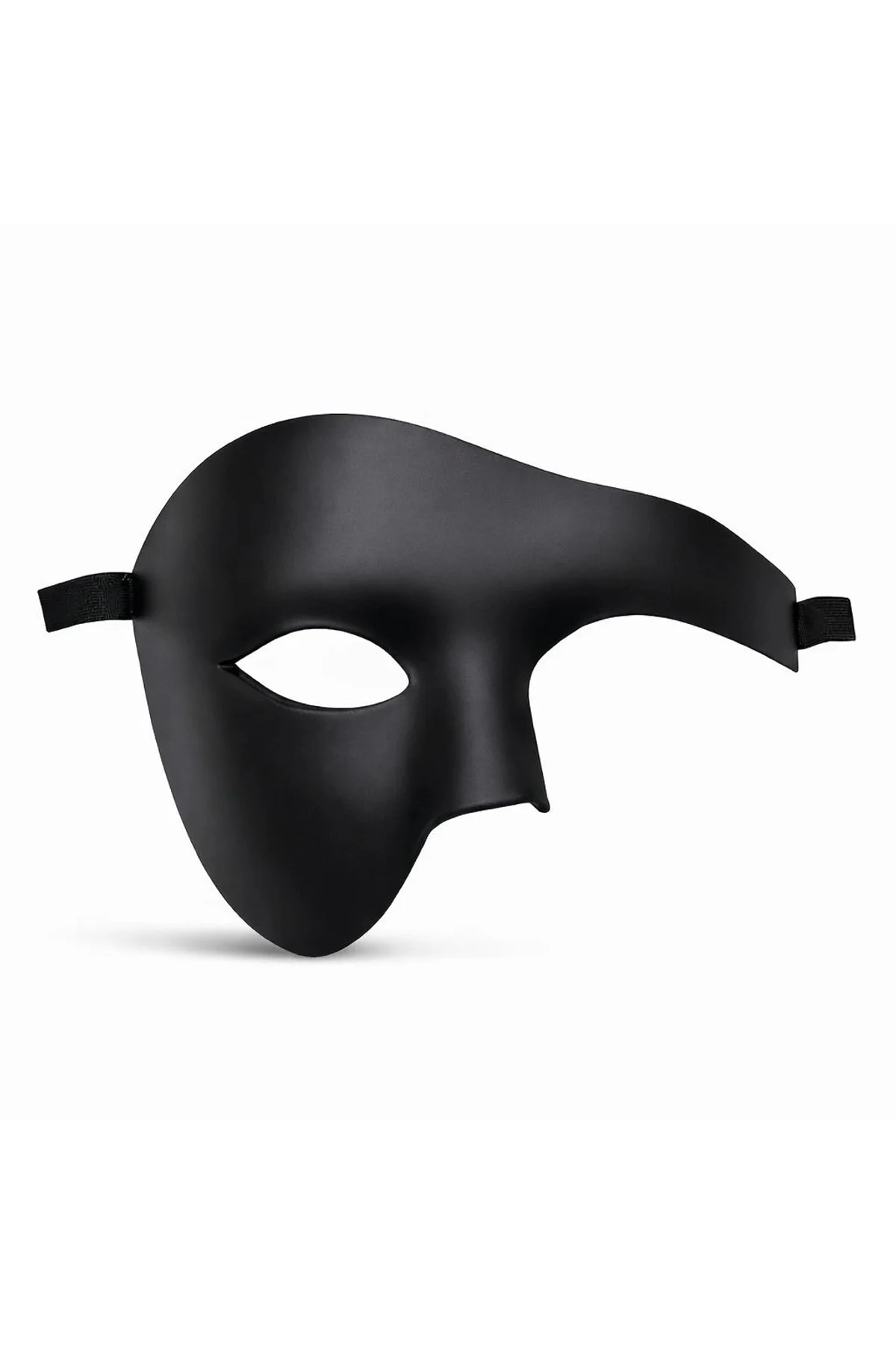 Siyah Yarım Erkek Maske – Phantom Parti Balo Maskesi - Just Cheap Store Görsel 2