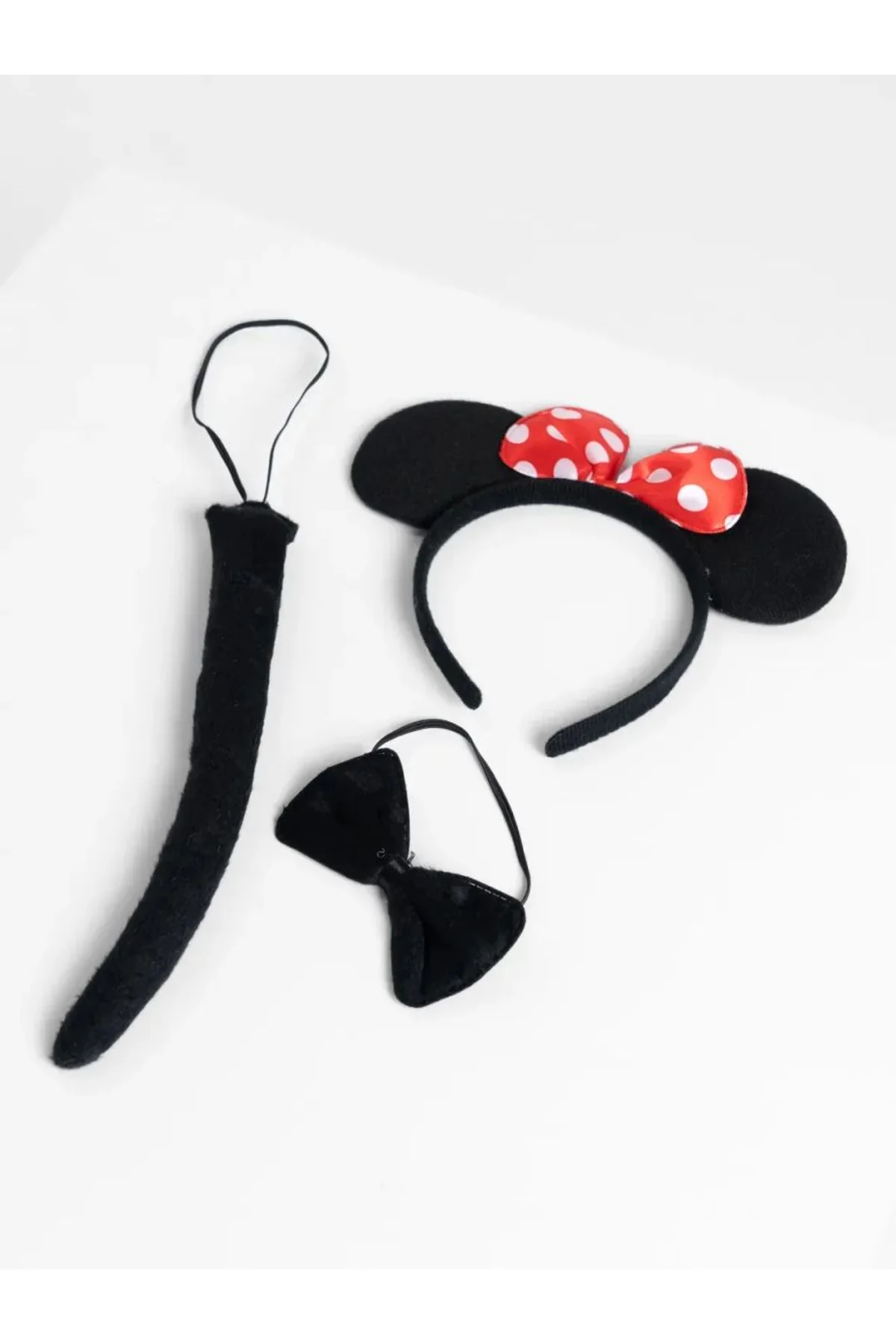 Minnie Mouse Kostüm Seti Taç Kuyruk Papyon Gösteri Seti - Just Cheap Store Görsel 2