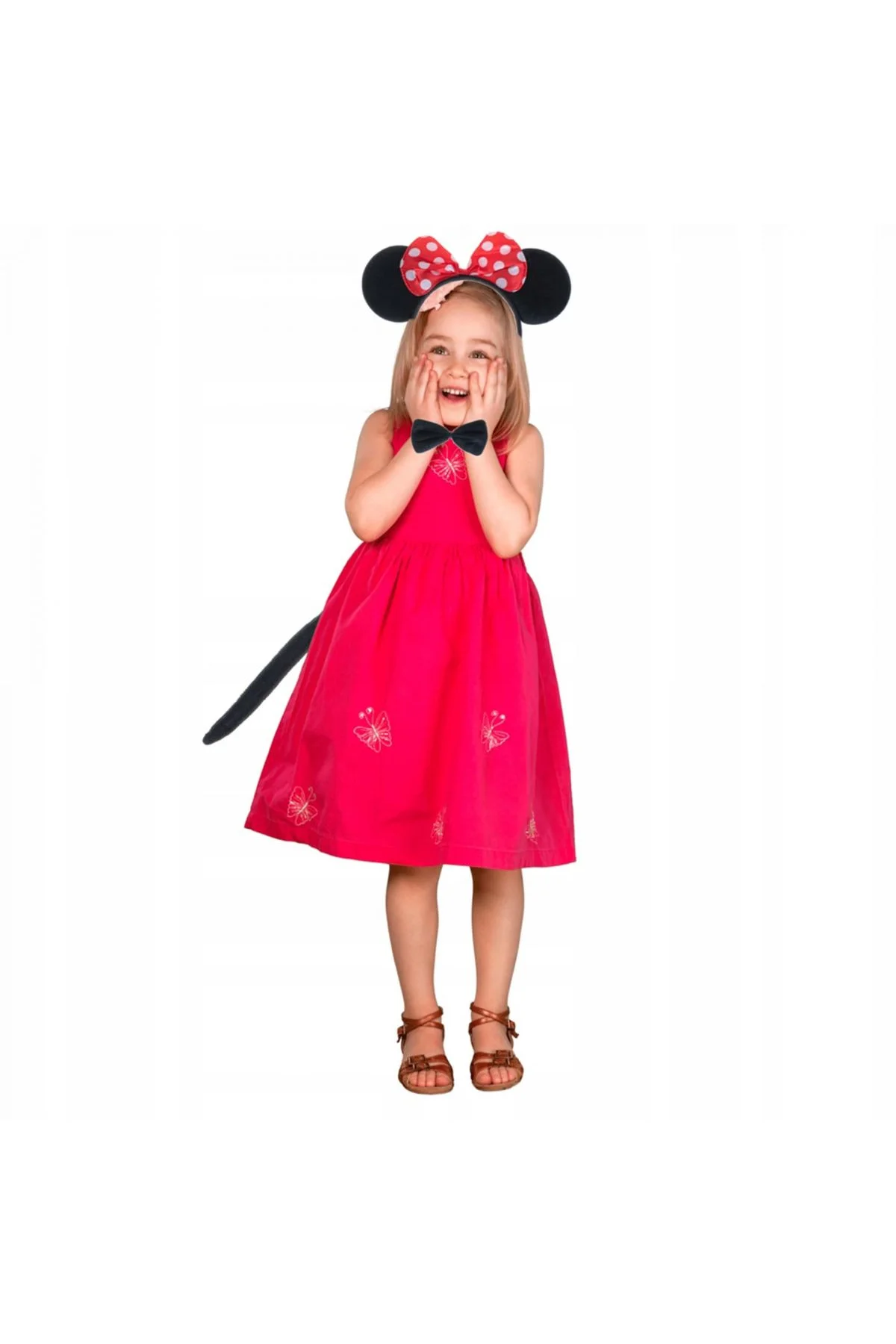 Minnie Mouse Kostüm Seti Taç Kuyruk Papyon Gösteri Seti - Just Cheap Store Görsel 3