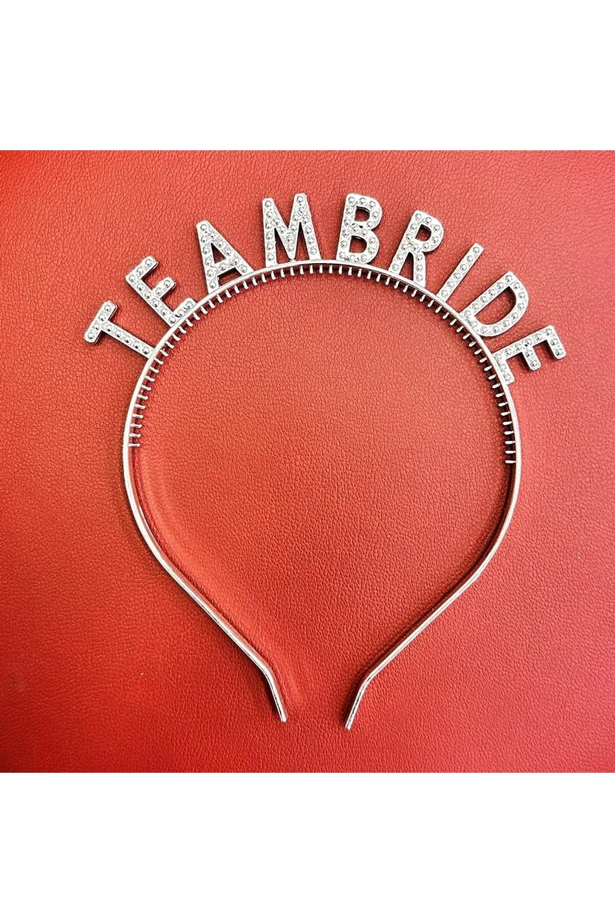Gümüş Renk Team Bride Taç Plastik – Gelin Ve Nedime Tacı - Just Cheap Store Görsel 2