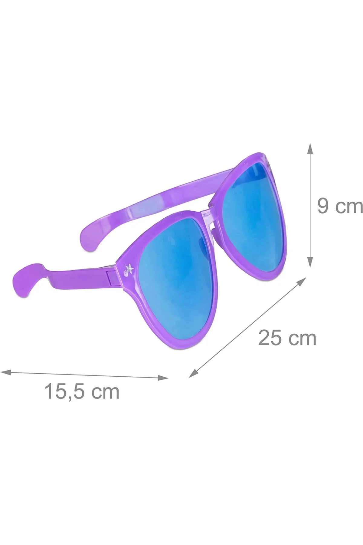 Büyük Parti Gözlüğü Rengarenk 12 Adet 27x9 Cm - Just Cheap Store Görsel 5