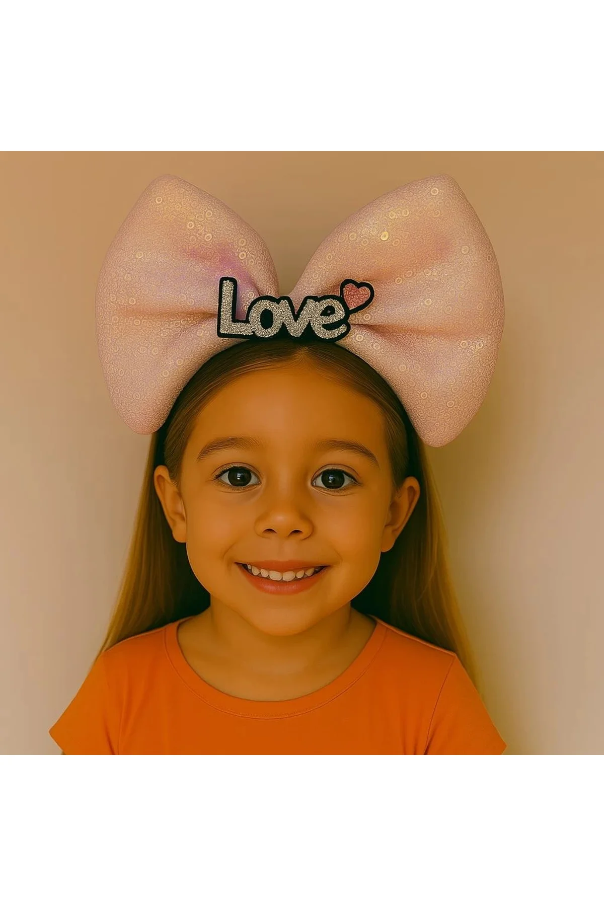 Led Işıklı Love Yazılı Pembe Fiyonk Taç – Kız Çocuk Parti Tacı - Just Cheap Store Görsel 2