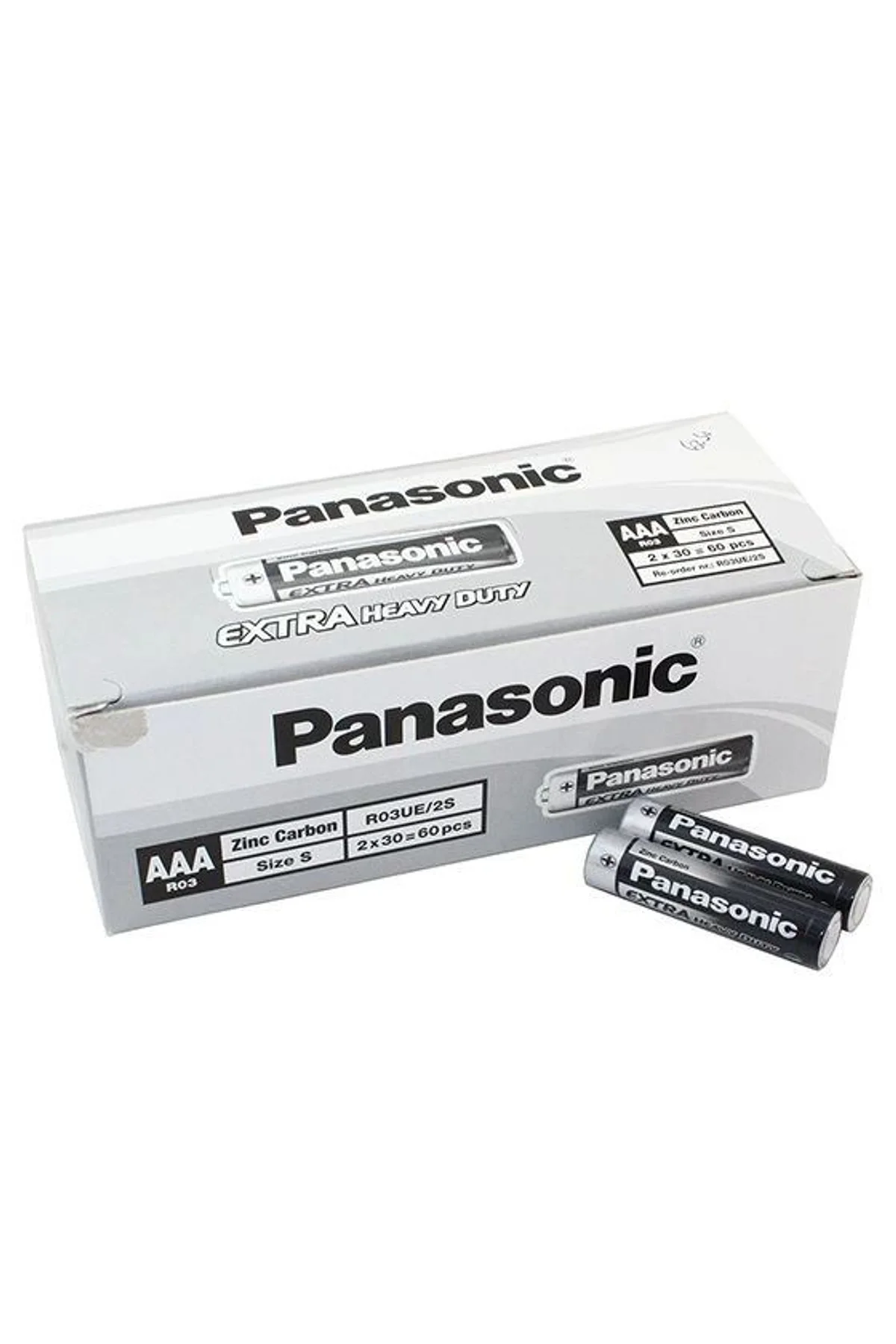 Panasonic Manganez İnce Kalem Aaa Pil 60'lı Paket