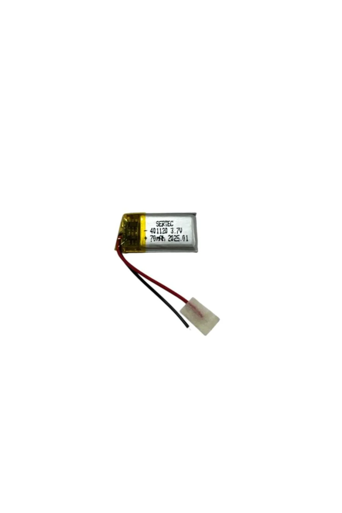 Sertec 401120 3.7v 70 Mah Li-polymer Pil (devreli/1.5a)