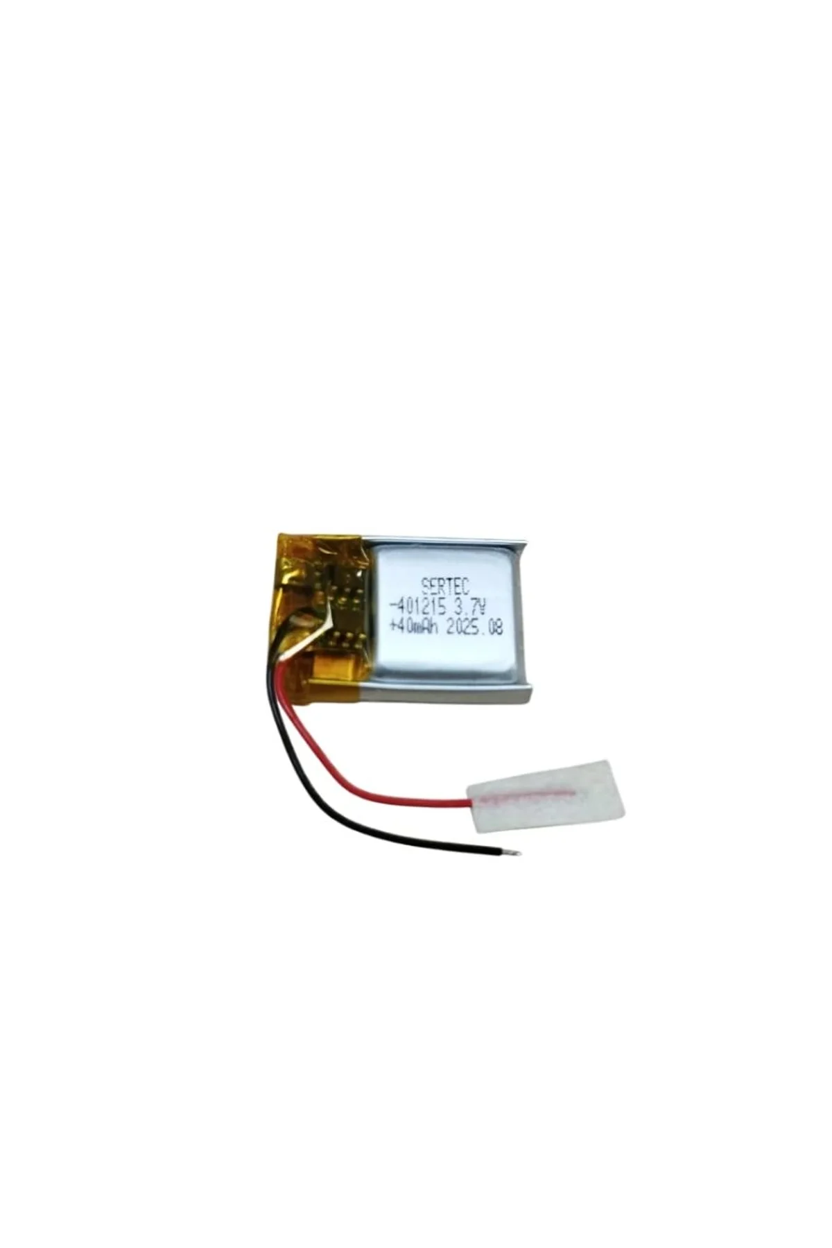 Sertec 401215 3.7v 40 Mah Li-polymer Pil (devreli/1.5a)