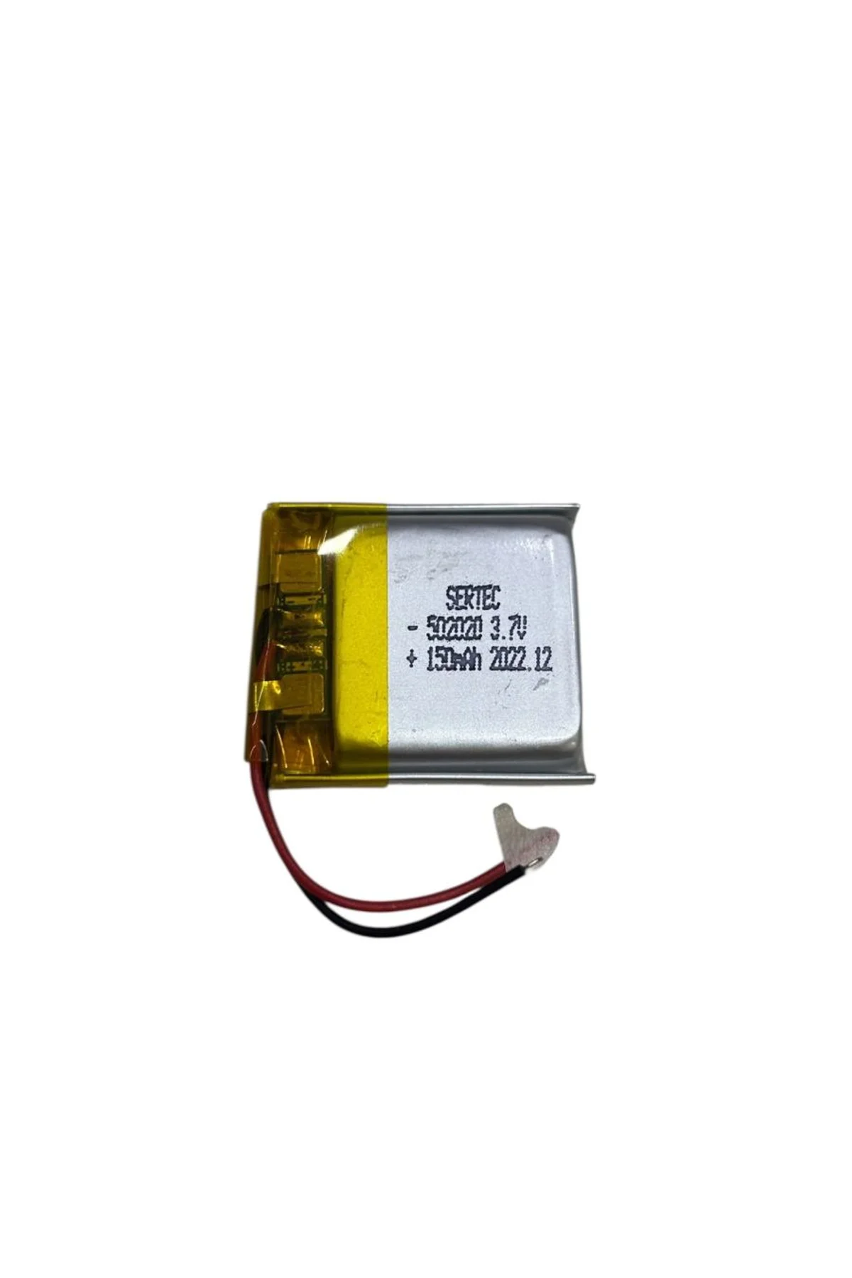 Sertec 502020 3.7v 150mah Li-polymer Pil (devreli/1.5a)
