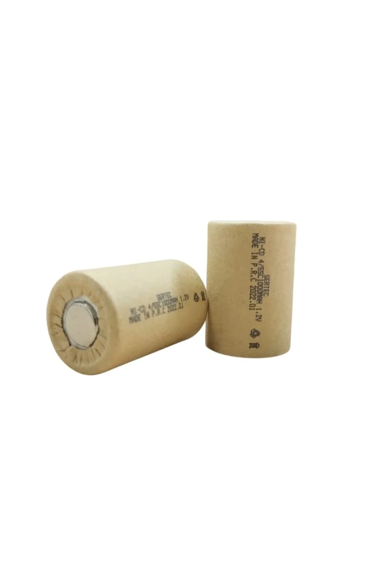 Sertec 1.2v Ni-cd 4/5 Sc 1000 Mah Kağıt Şarjlı Pil 3c (başsız/flat Head)
