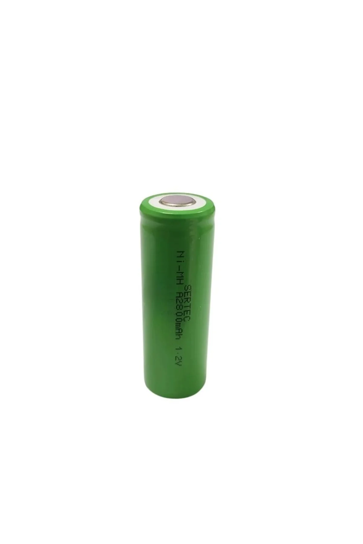 Sertec - 1.2v 2800 Mah - A Size - Ni-mh Şarjlı Pil - (başsız / Flat Head)